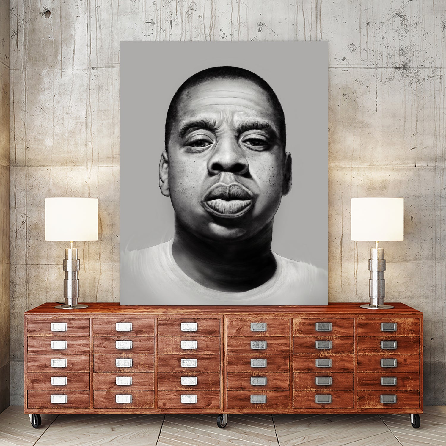 H.O.V.A by David Ella on GIANT ART - gray digital painting