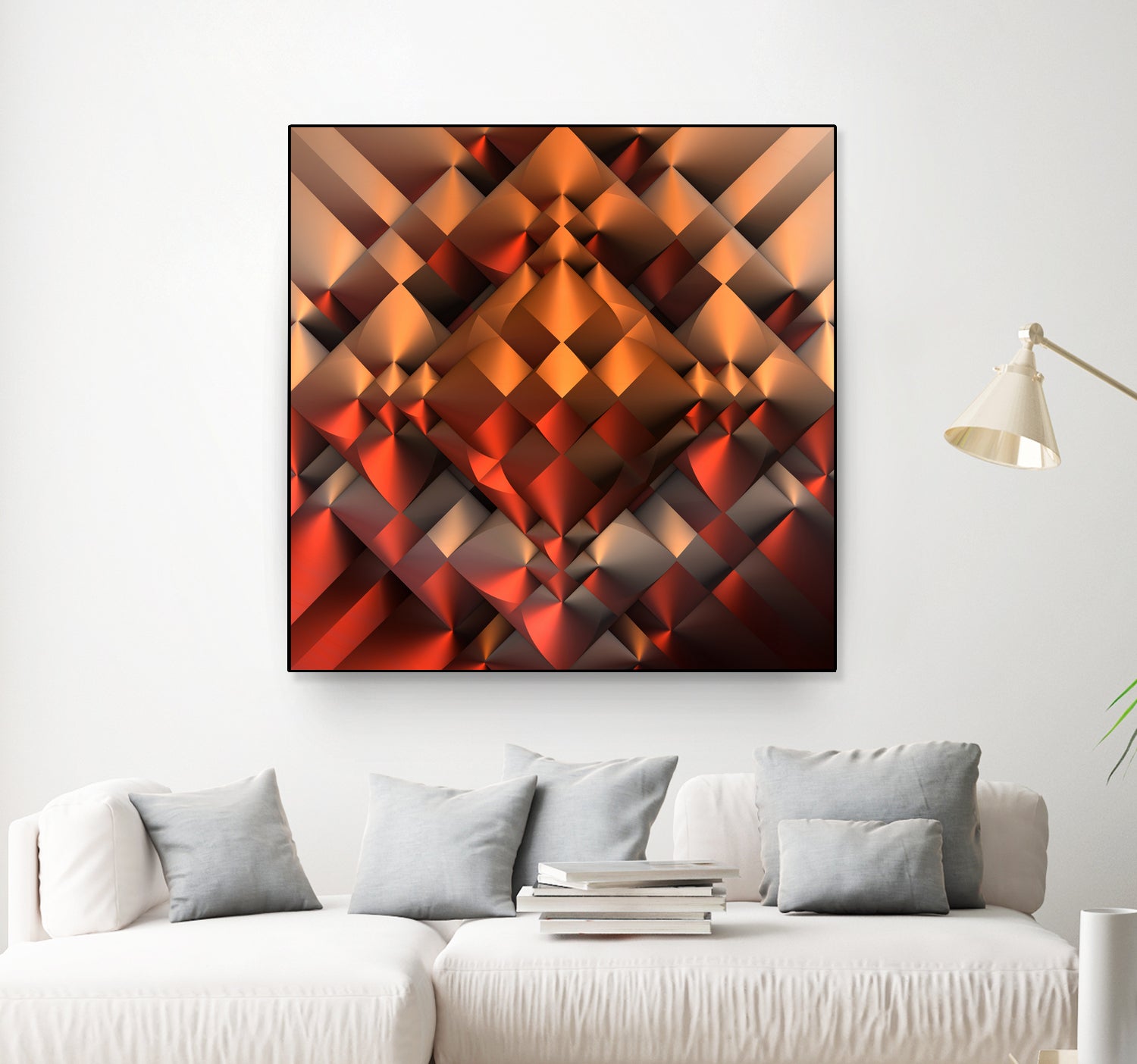 Copper Toned by Lyle Hatch on GIANT ART - orange 3d art