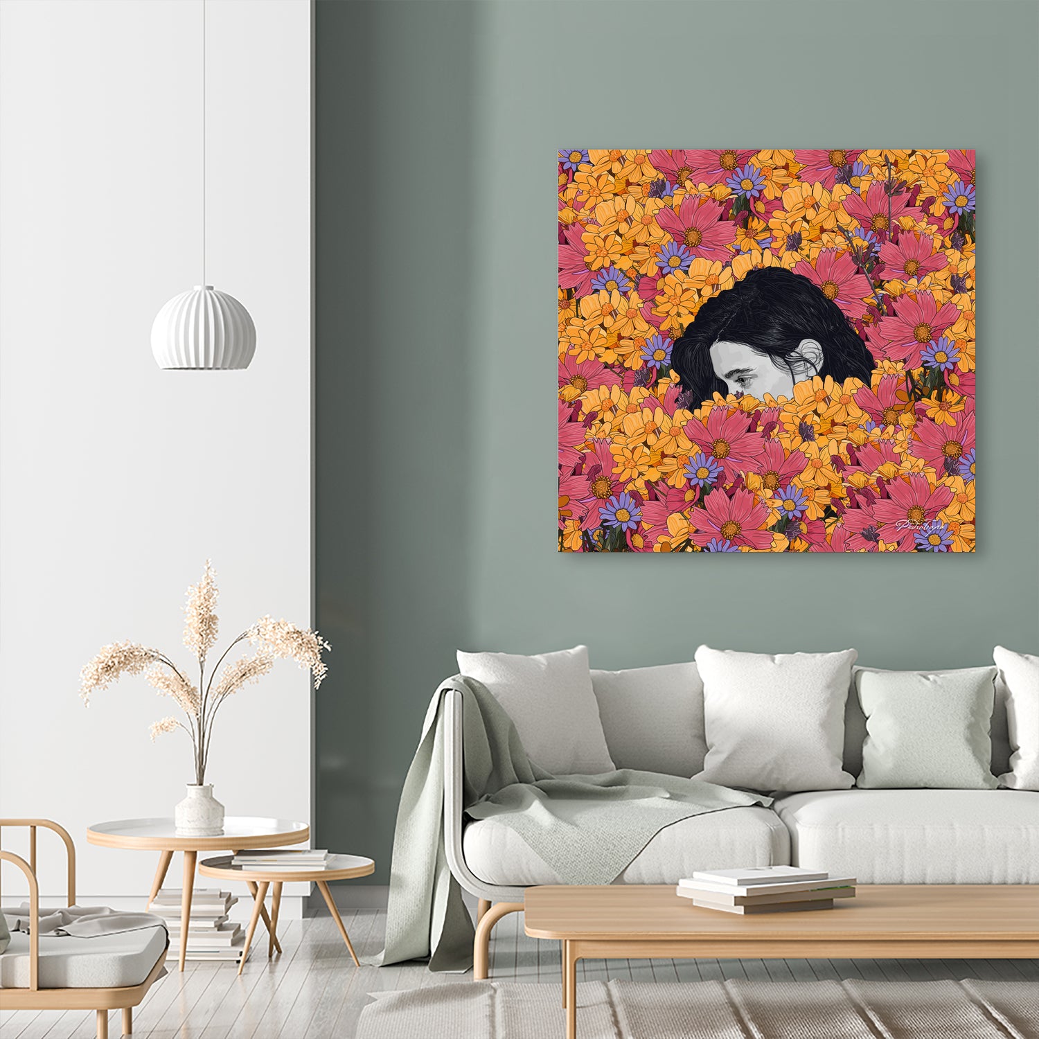 You are everything by Vincent Alfred Lavega on GIANT ART - orange digital painting