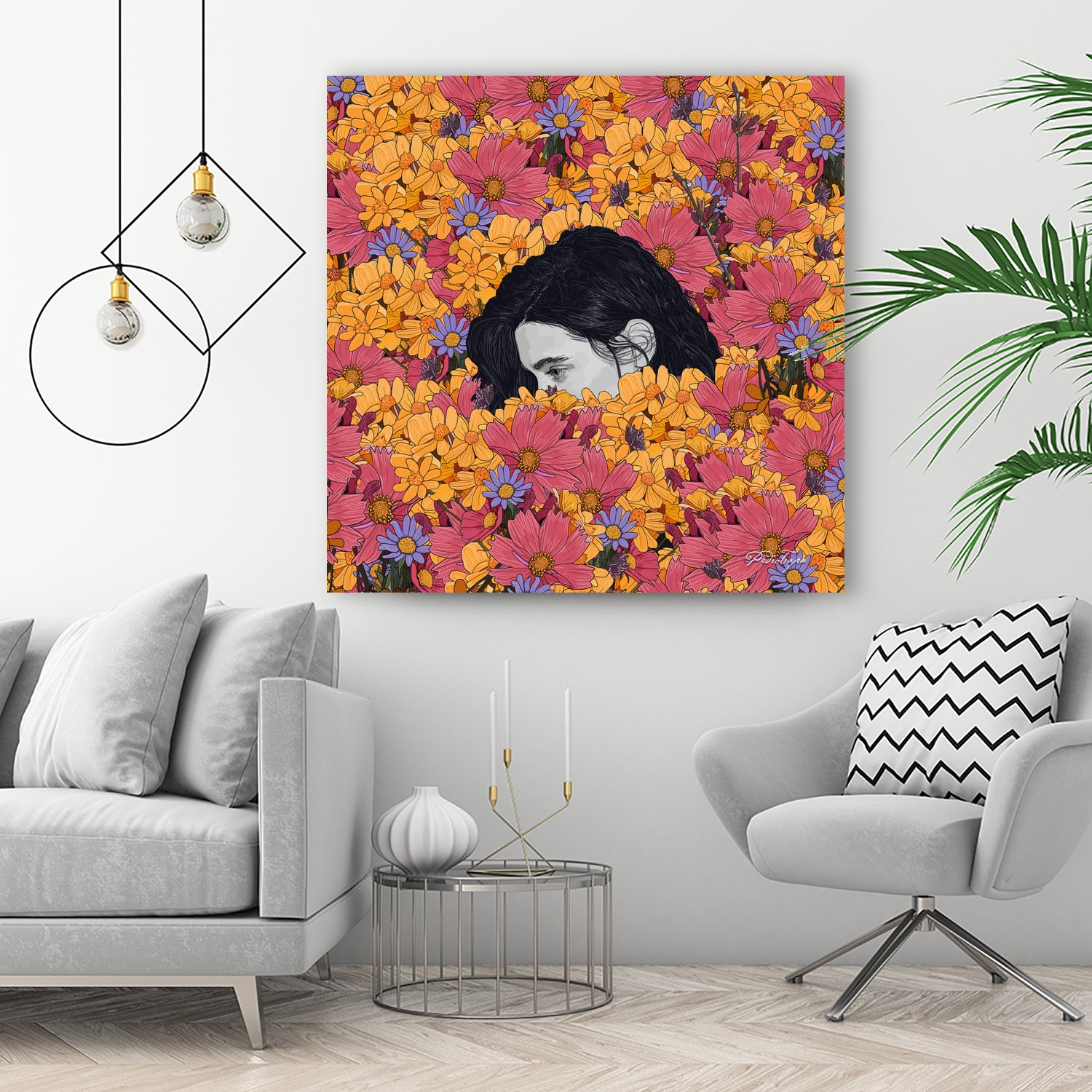 You are everything by Vincent Alfred Lavega on GIANT ART - orange digital painting