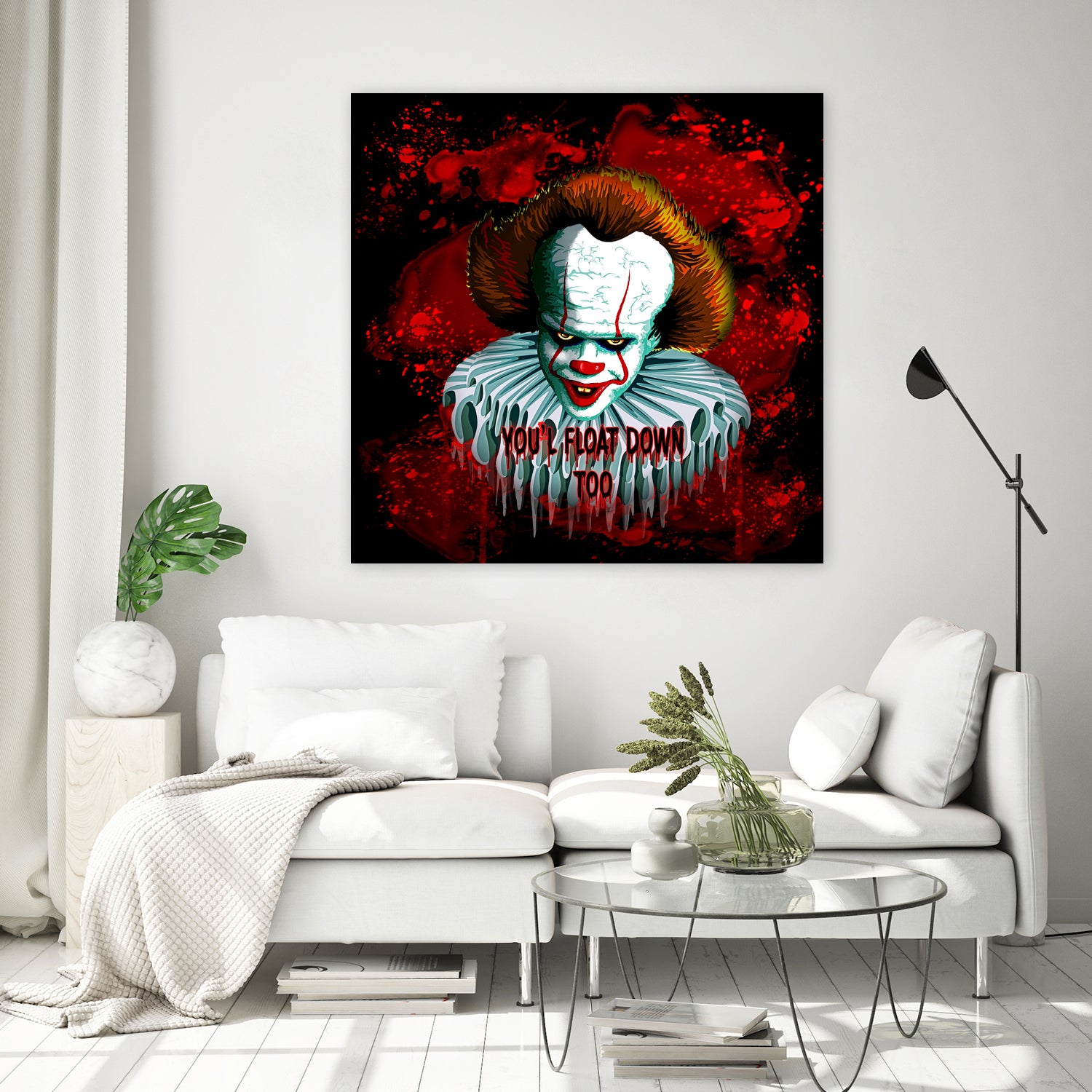 Pennywise IT 2017 Vector Graphics Artwork based on it by Monica Terrana on GIANT ART - black character design
