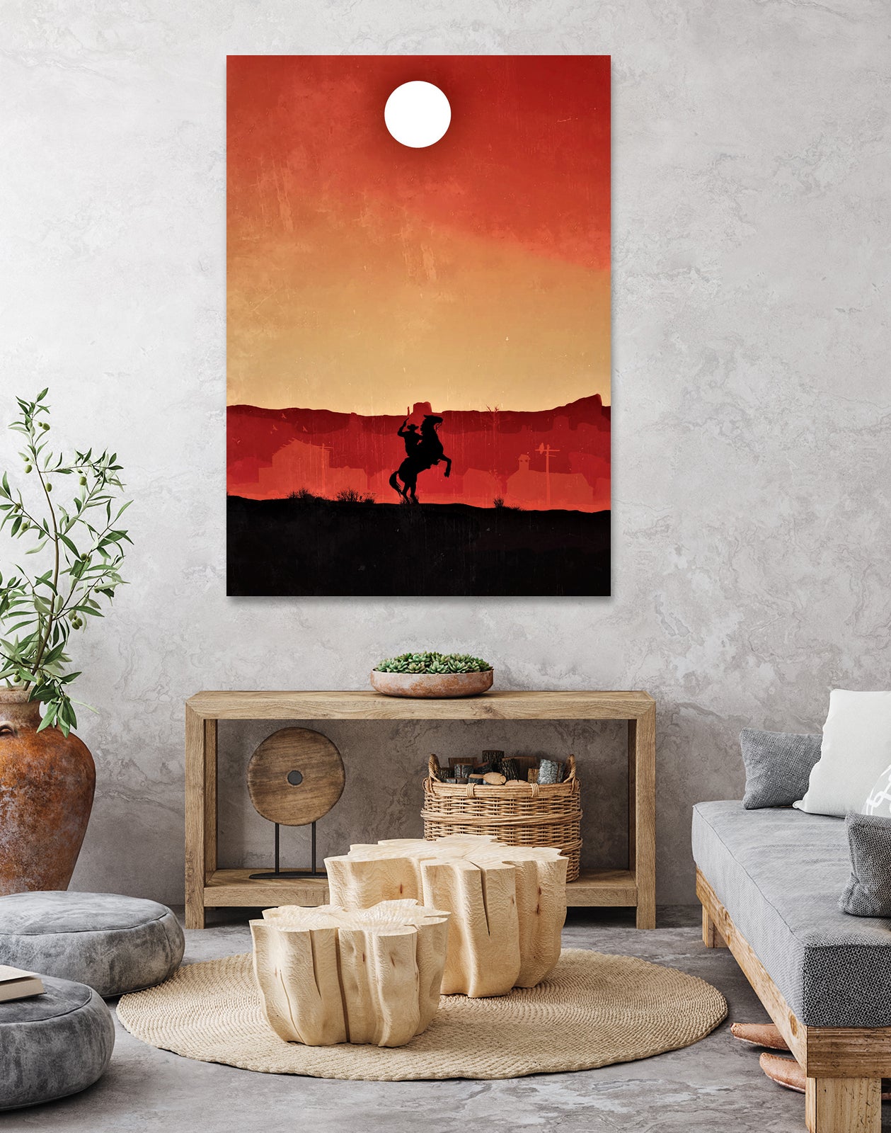 Red Dead Redemption Vintage Poster by SucculentBurger Zolich on GIANT ART - red character design