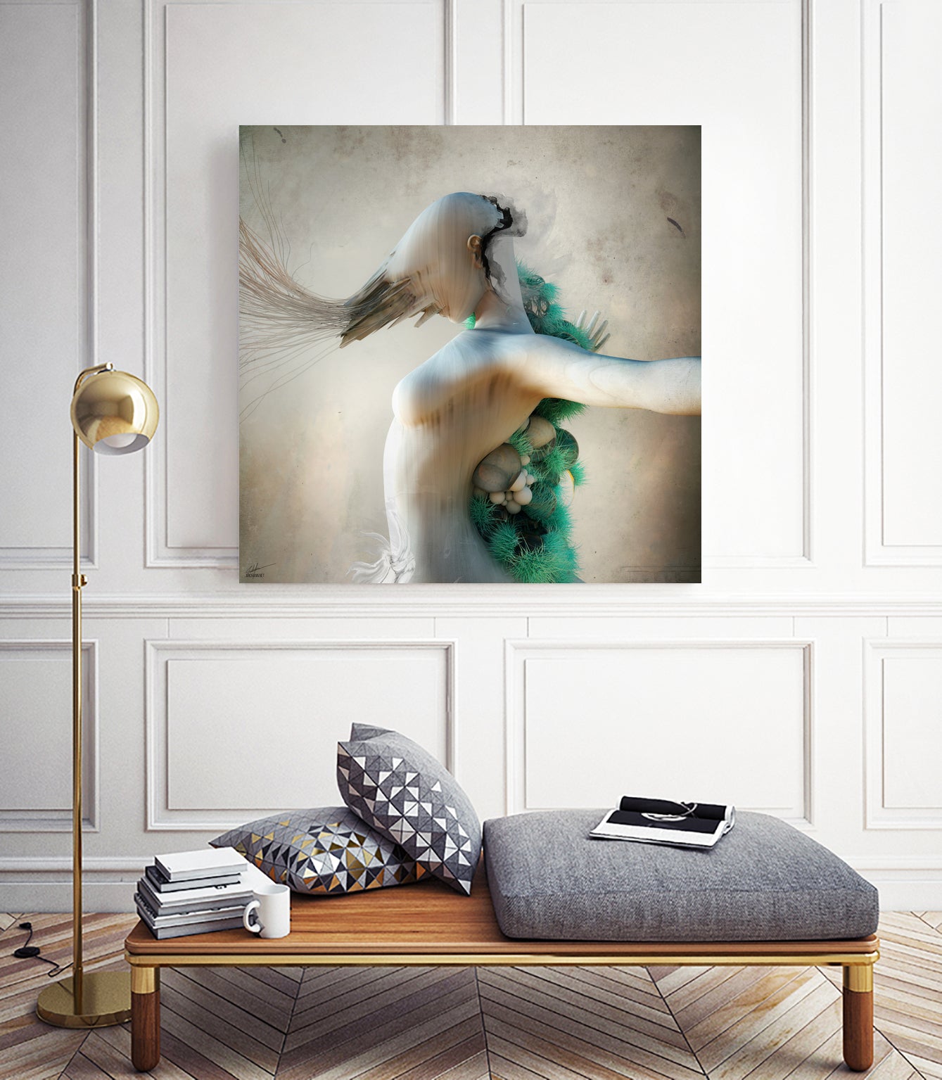 Makuma by Archan Nair on GIANT ART - white 3d art