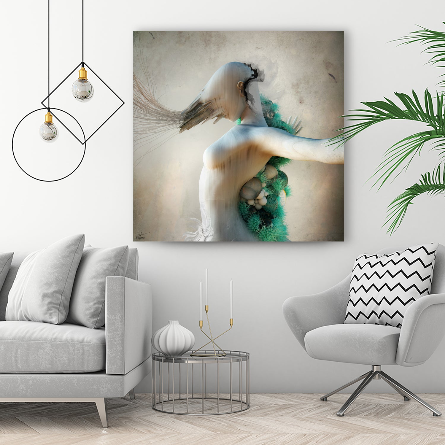 Makuma by Archan Nair on GIANT ART - white 3d art