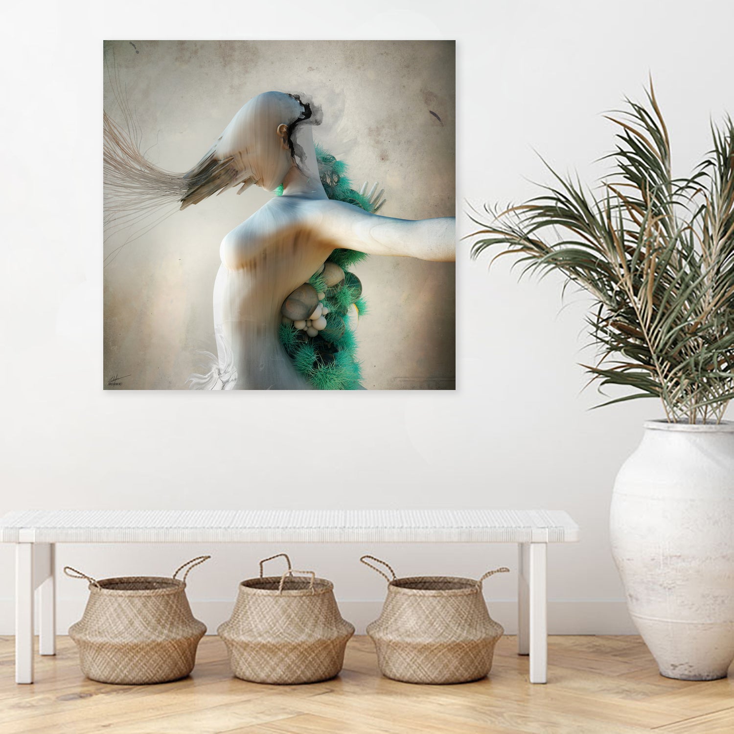 Makuma by Archan Nair on GIANT ART - white 3d art