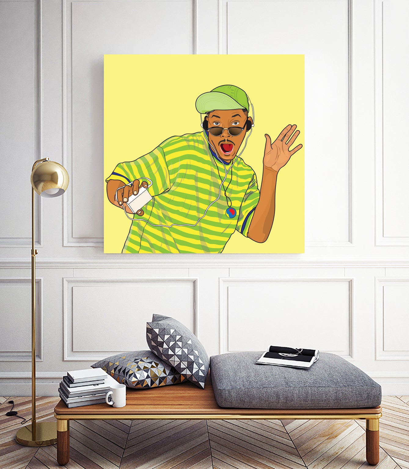FRESH PRINCE OF BEL AIR by Nurul Aimi Binti Yahaya on GIANT ART - yellow digital drawing