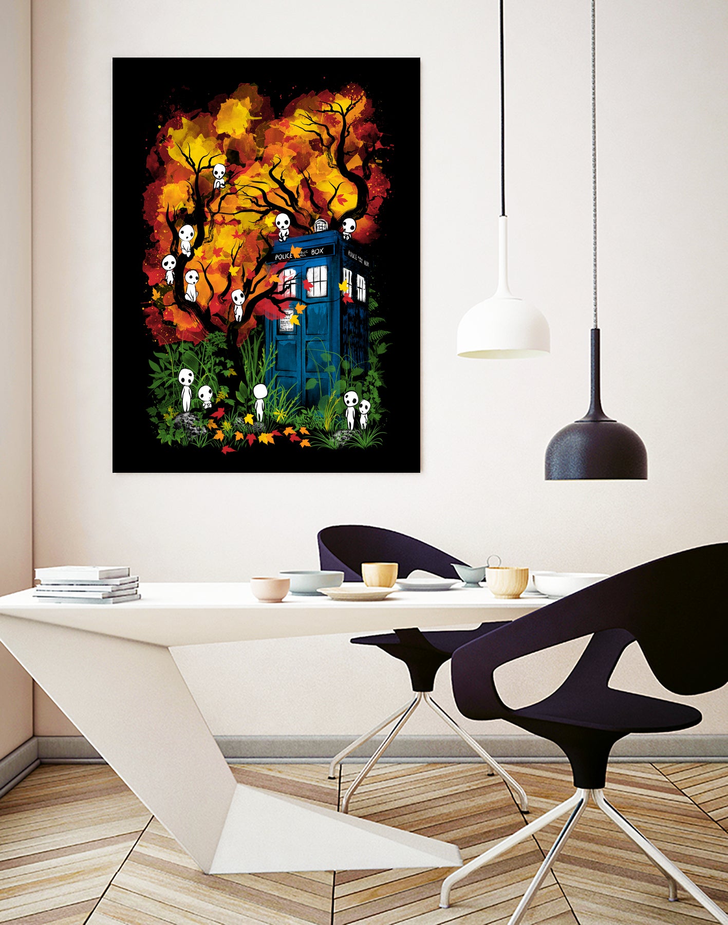 The Doctor in the Forest by Antonio Camarena on GIANT ART - black digital painting