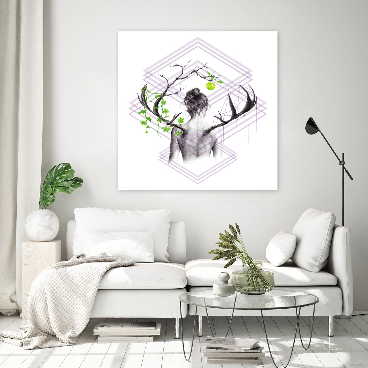 Grow by Emi Dimitrova on GIANT ART - white digital drawing