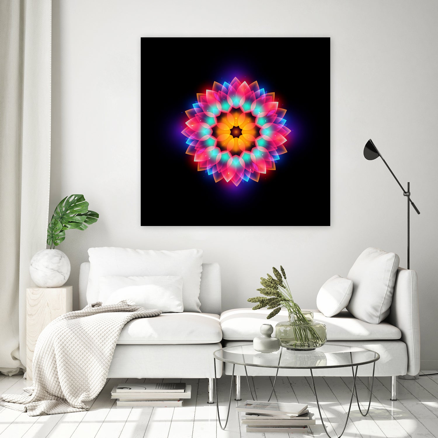 abstract flower3 by Ilya Shapko on GIANT ART - black vector illustration