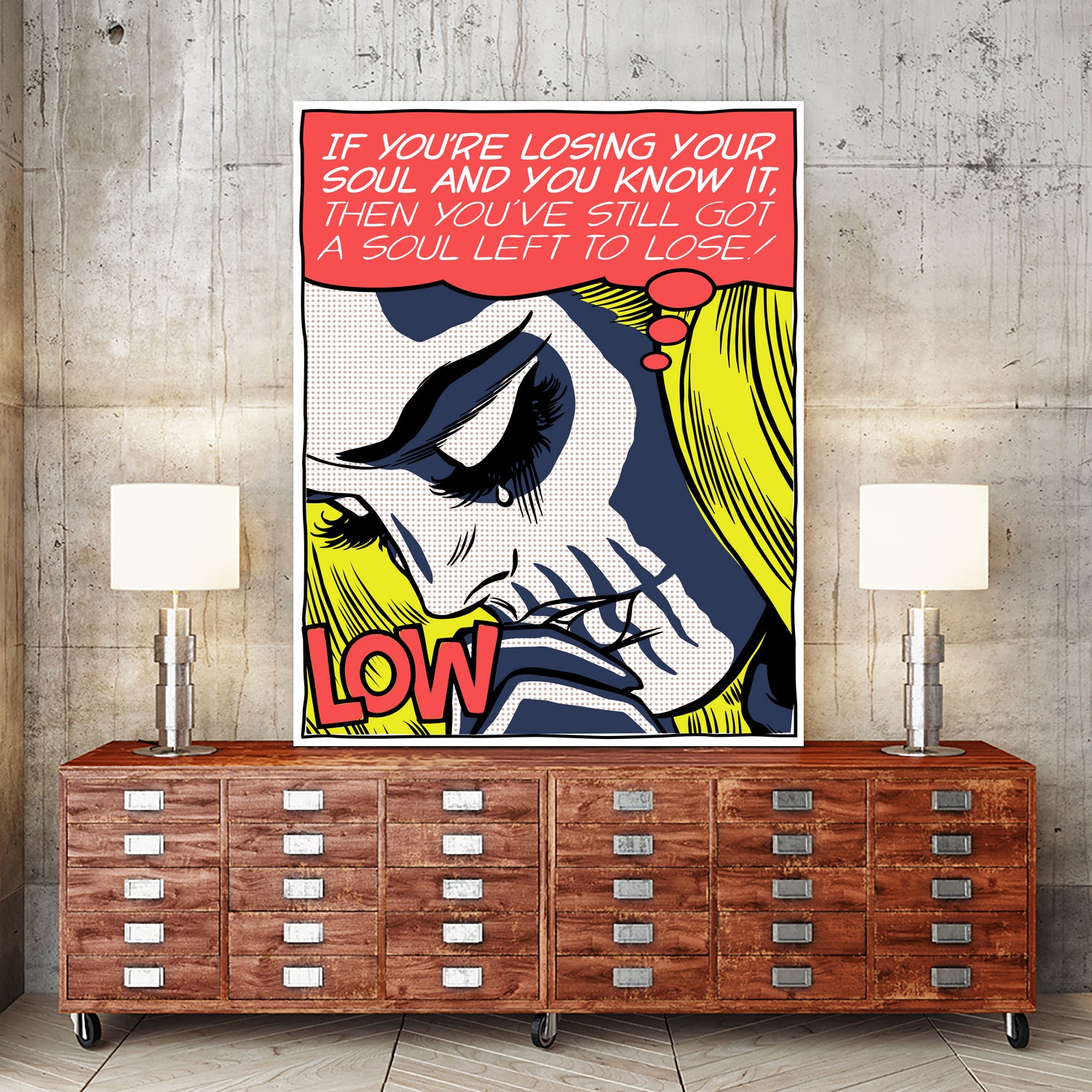 Losing Your Soul by Bily Mariano da Luz on GIANT ART - red digital drawing