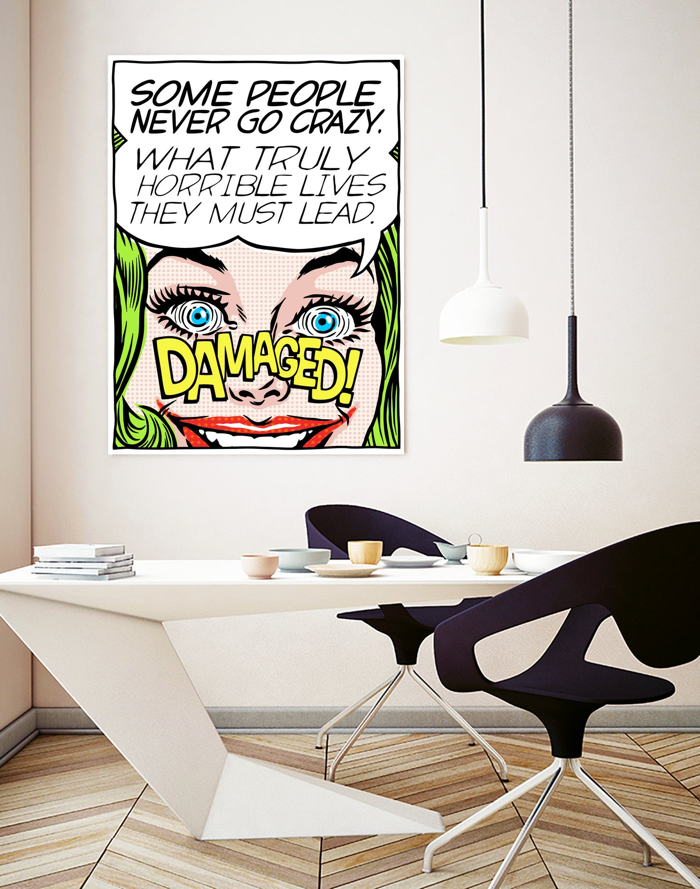 Never Go Crazy by Bily Mariano da Luz on GIANT ART - yellow digital drawing