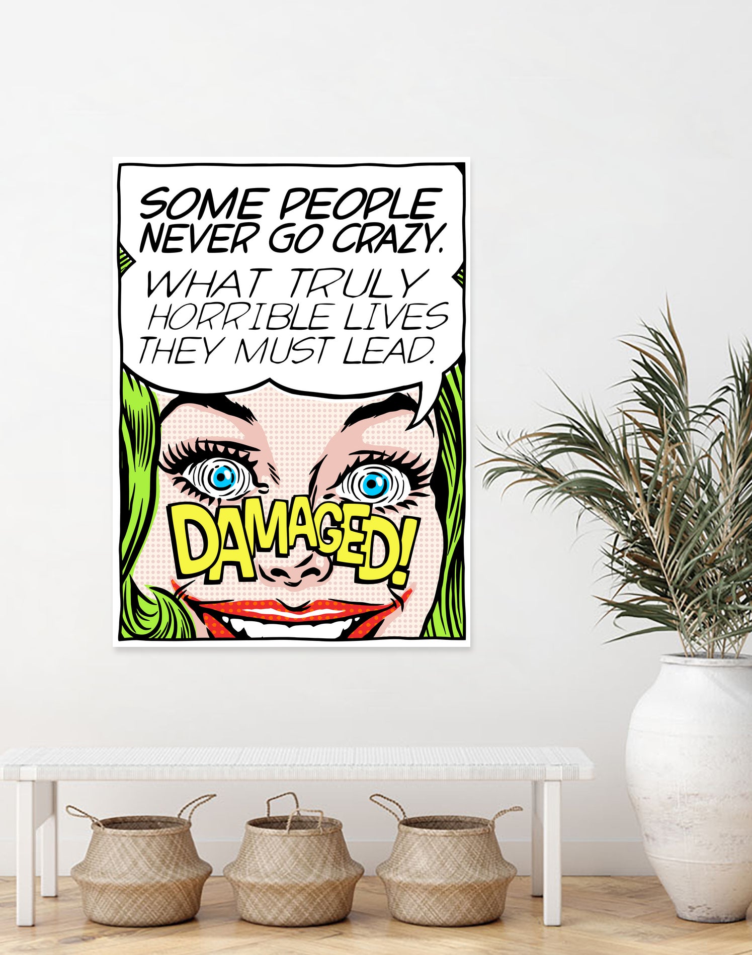 Never Go Crazy by Bily Mariano da Luz on GIANT ART - yellow digital drawing