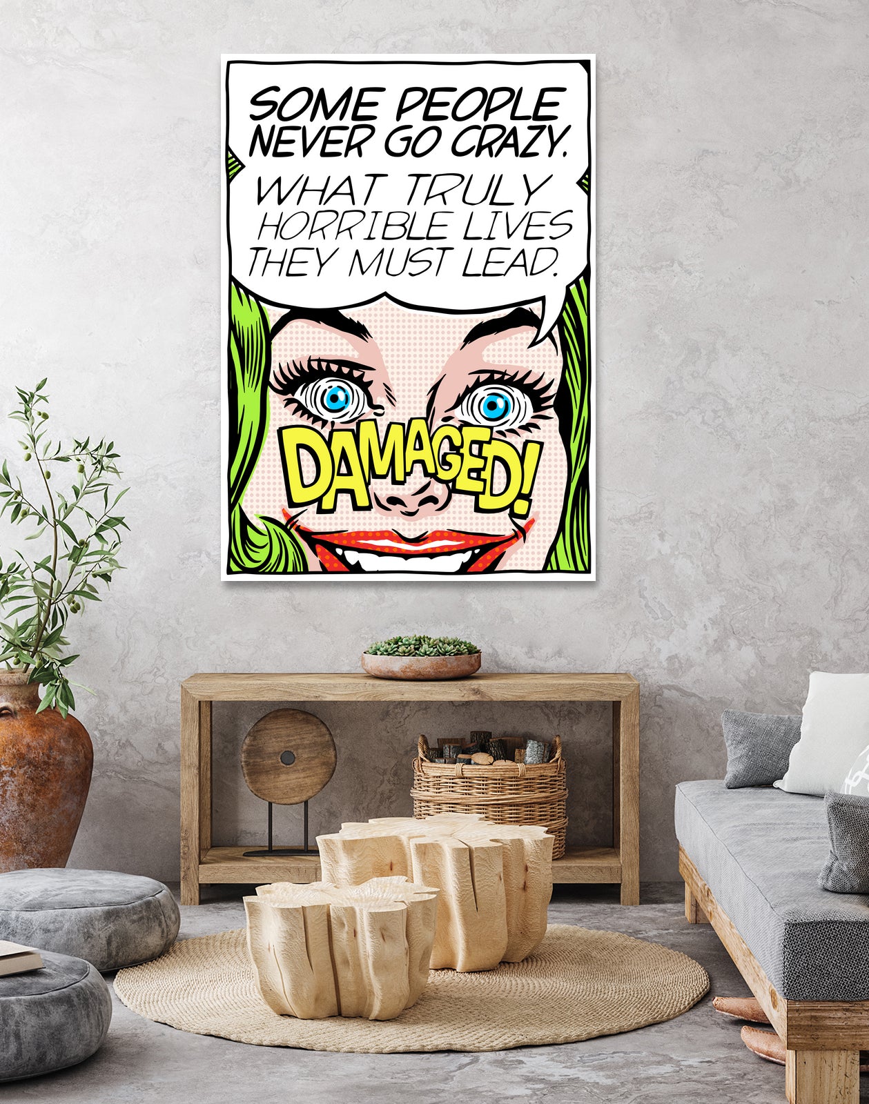 Never Go Crazy by Bily Mariano da Luz on GIANT ART - yellow digital drawing