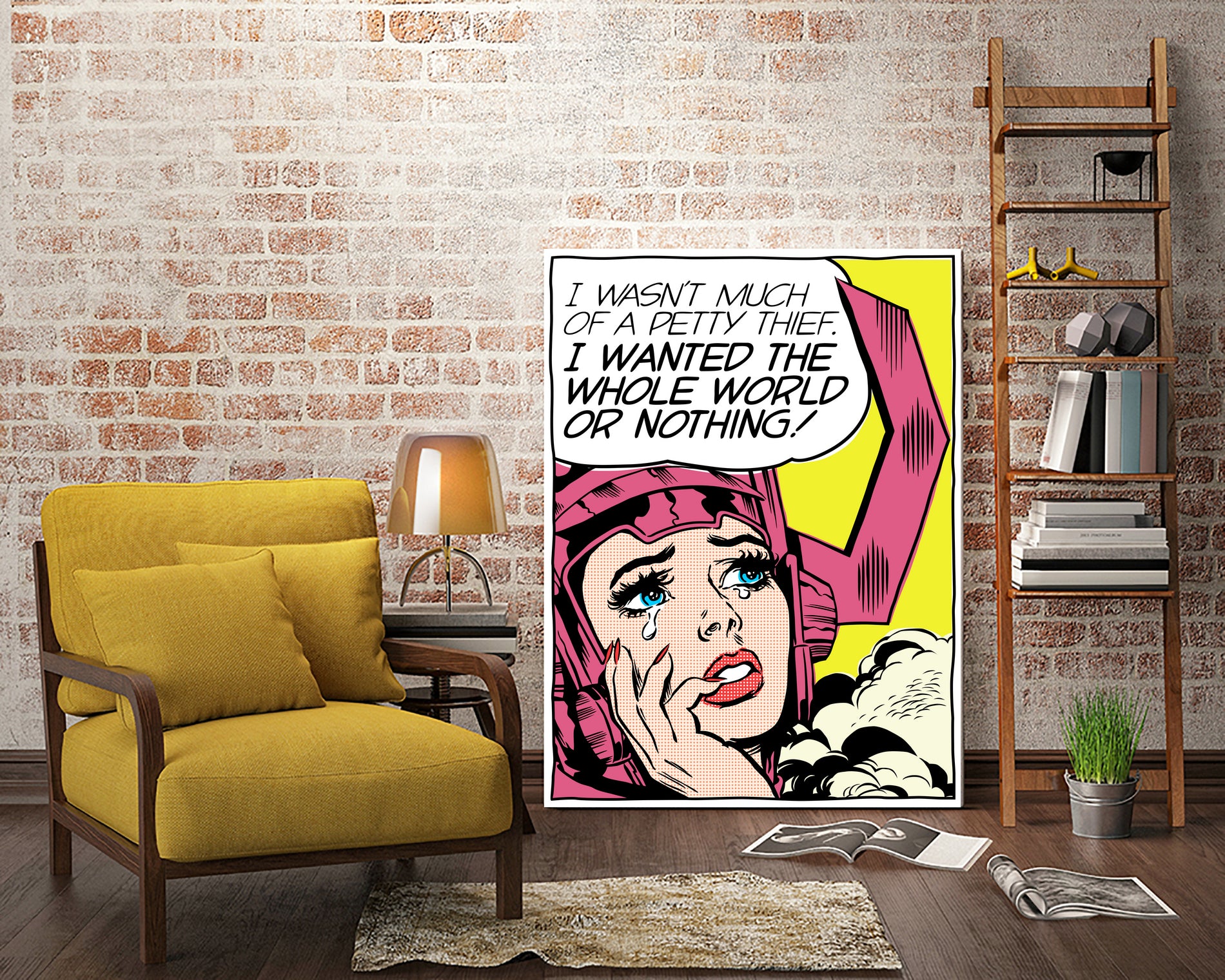 The Whole World by Bily Mariano da Luz on GIANT ART - yellow digital drawing