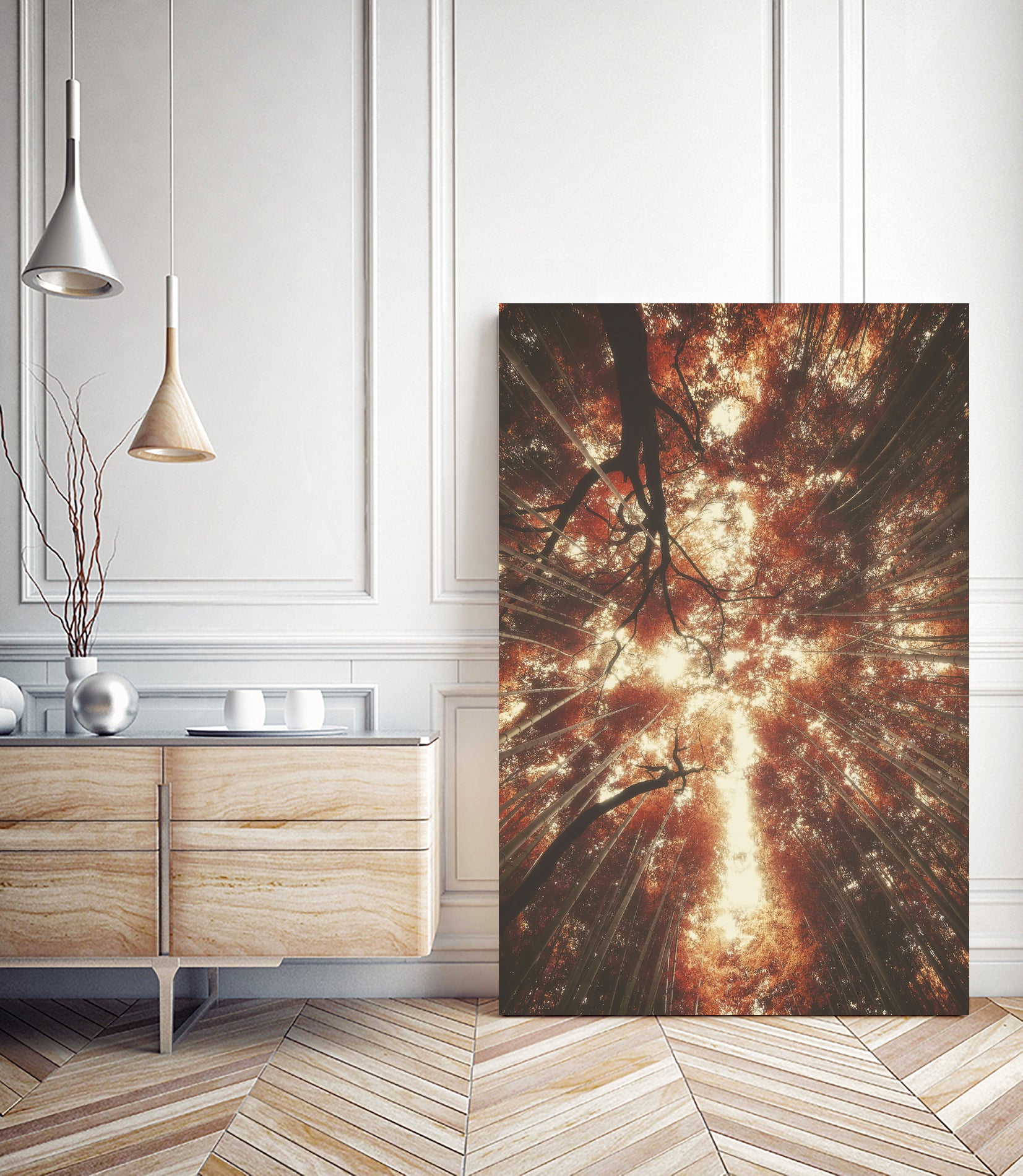 Bamboo Forest V by Pascal Deckarm on GIANT ART - orange photo manipulation