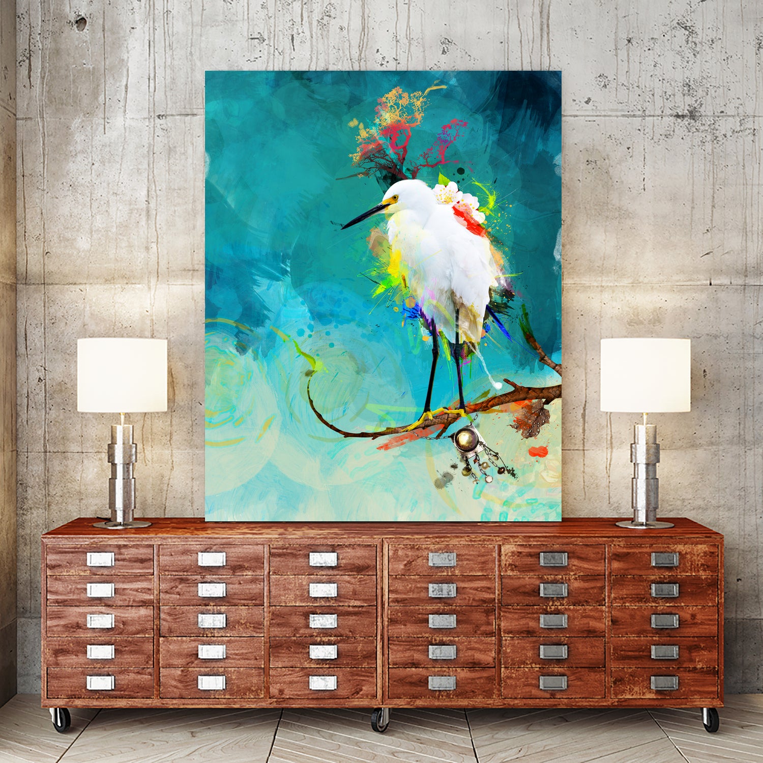 Evening Sun by Archan Nair on GIANT ART - white digital painting