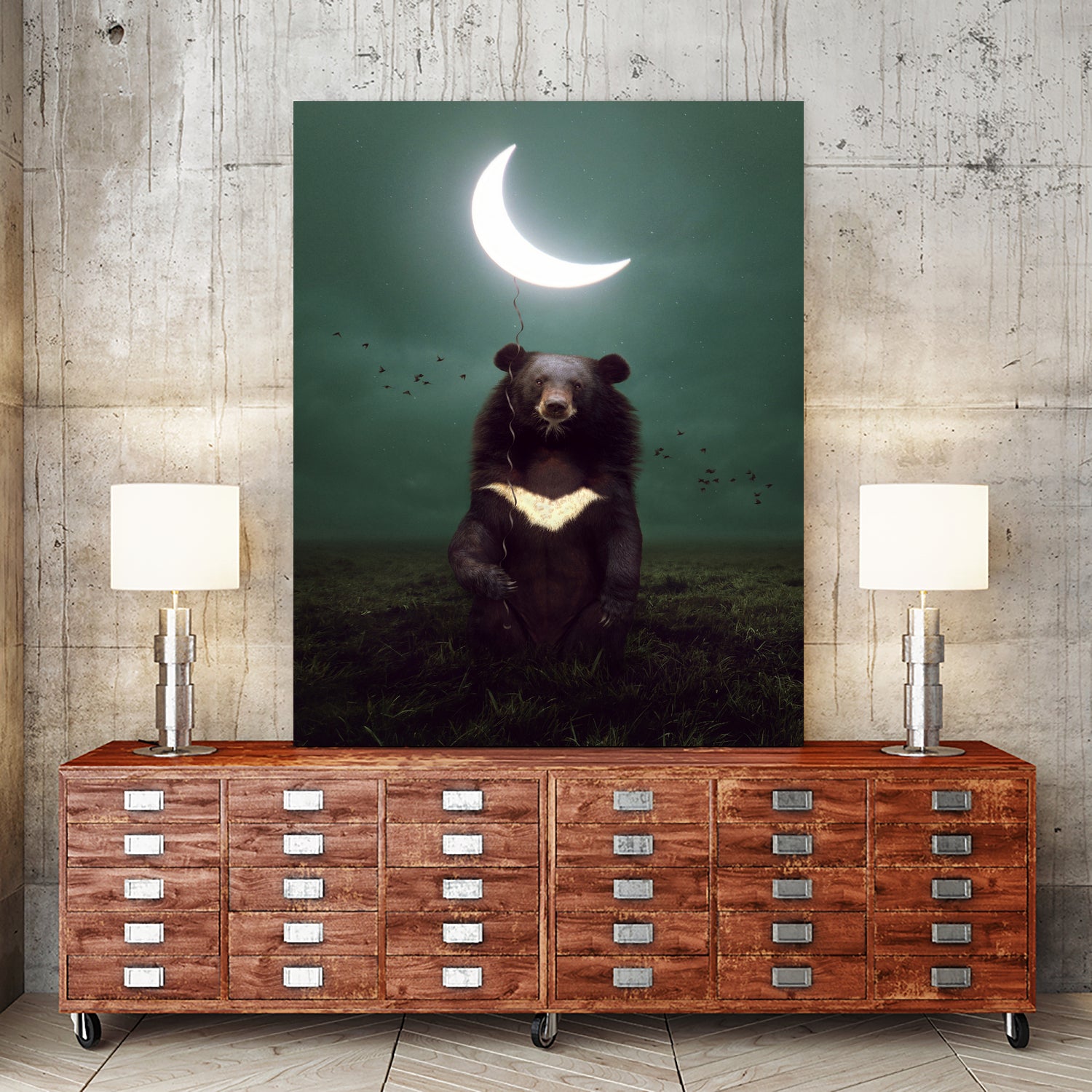 my light in the darkness by Soaring Anchor on GIANT ART - blue photo manipulation