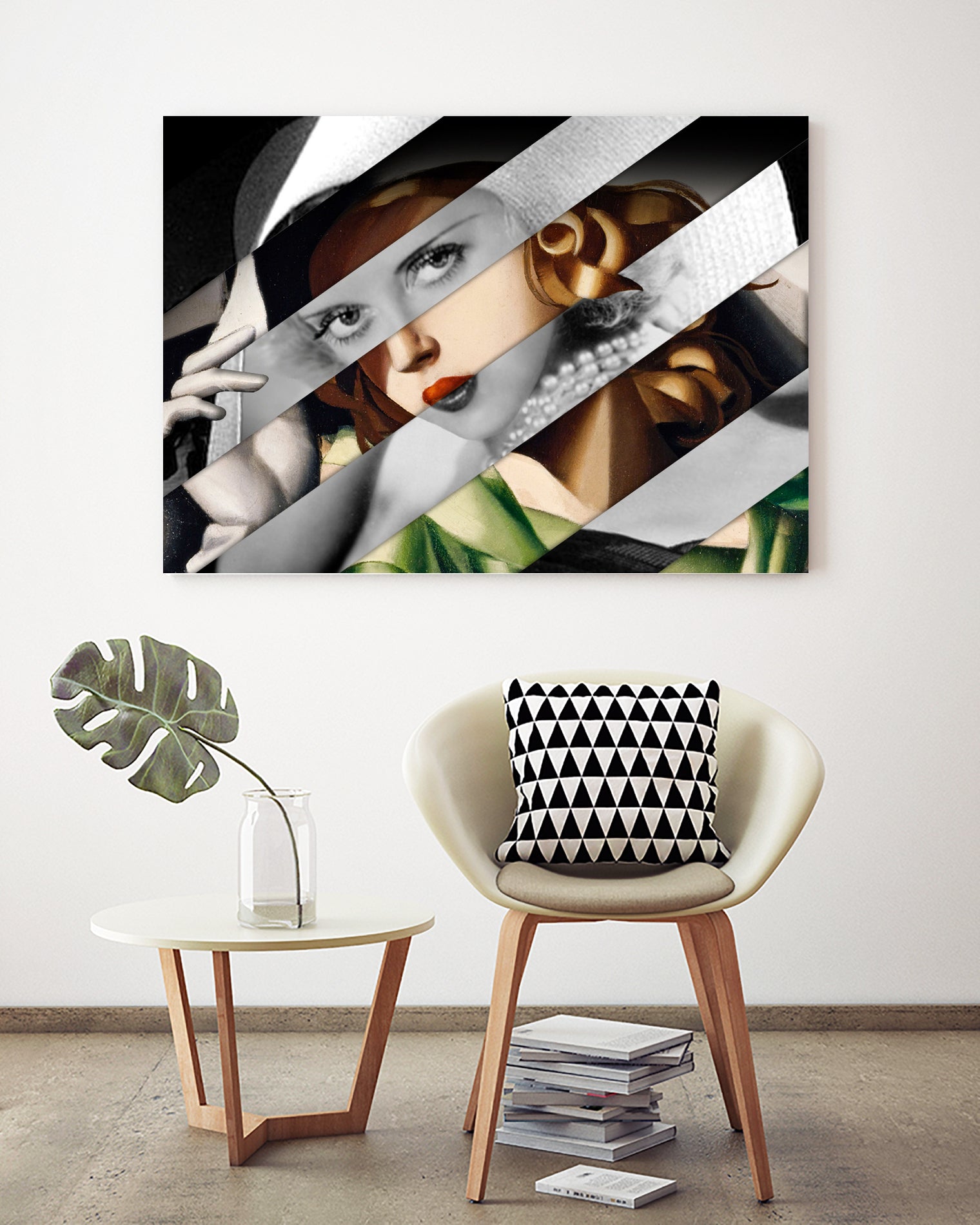 Tamara De Lempicka & Bette Davis by Luigi Tarini on GIANT ART - gray photo manipulation