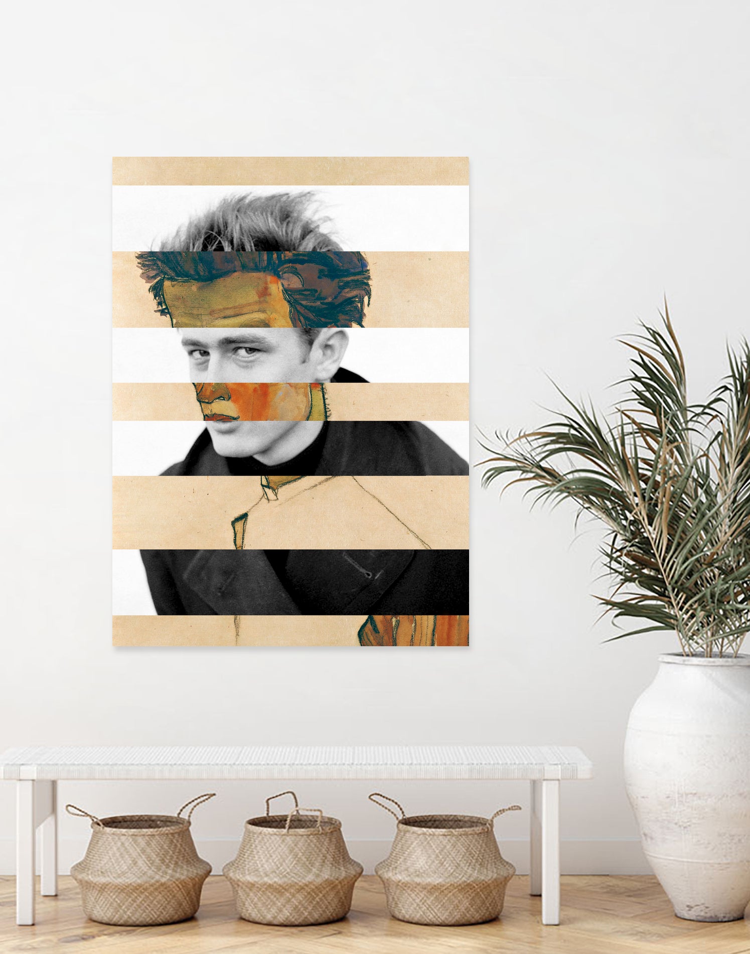 ONCE A REBEL - Pop Retro Collage, Mashup, Pop Art by Luigi Tarini on GIANT ART - brown photo manipulation