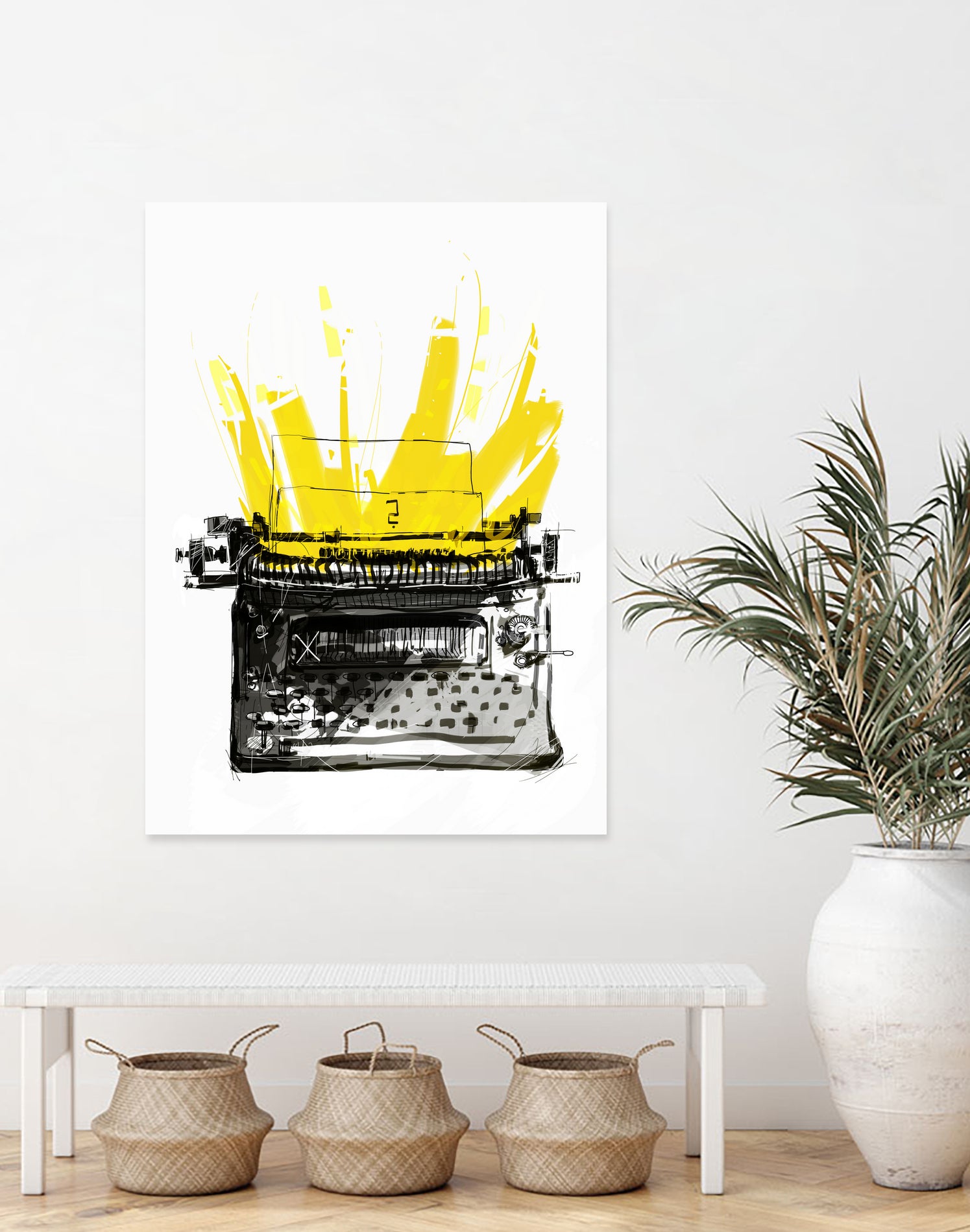 Typewriter by Christopher Paul on GIANT ART - black digital drawing