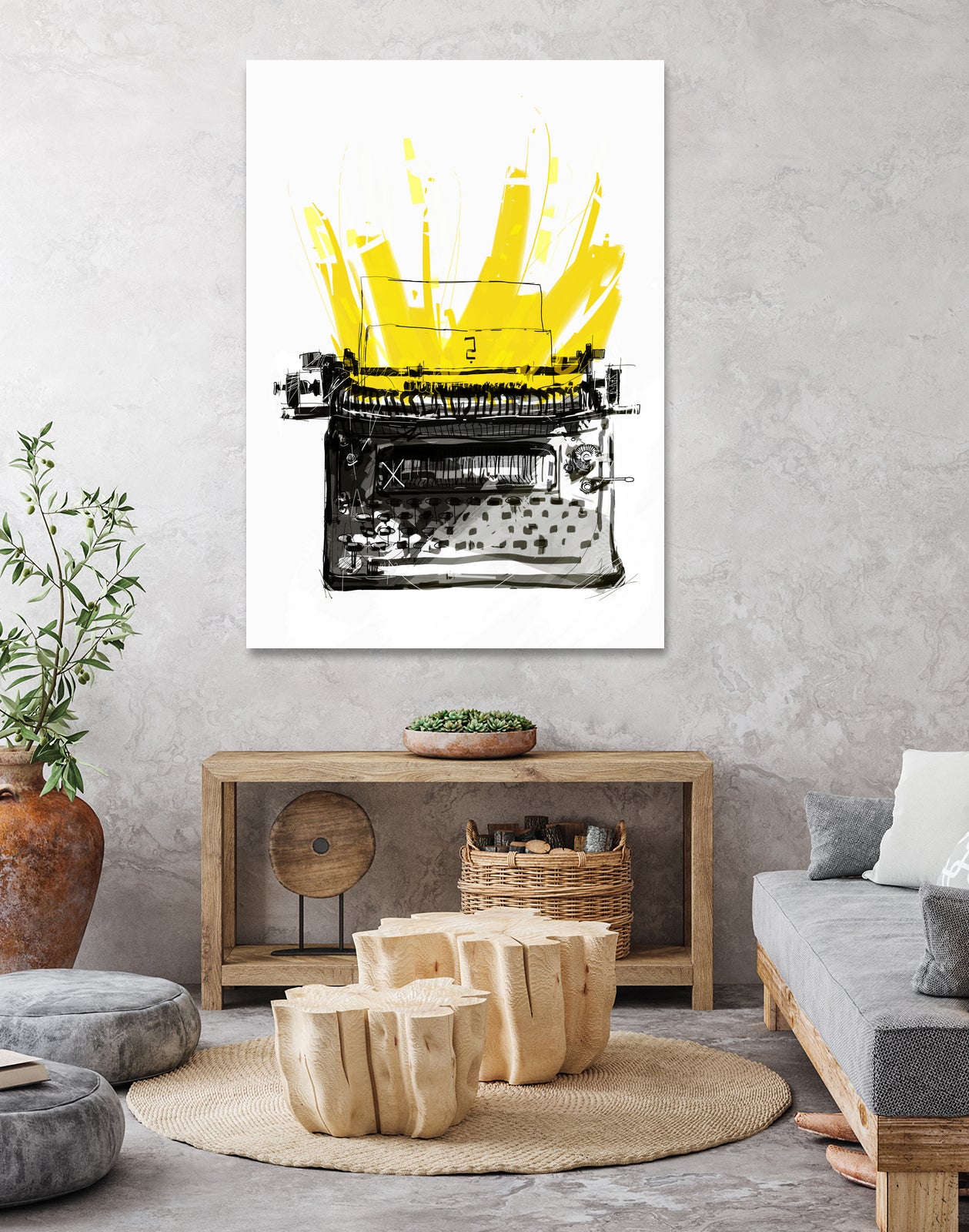 Typewriter by Christopher Paul on GIANT ART - black digital drawing