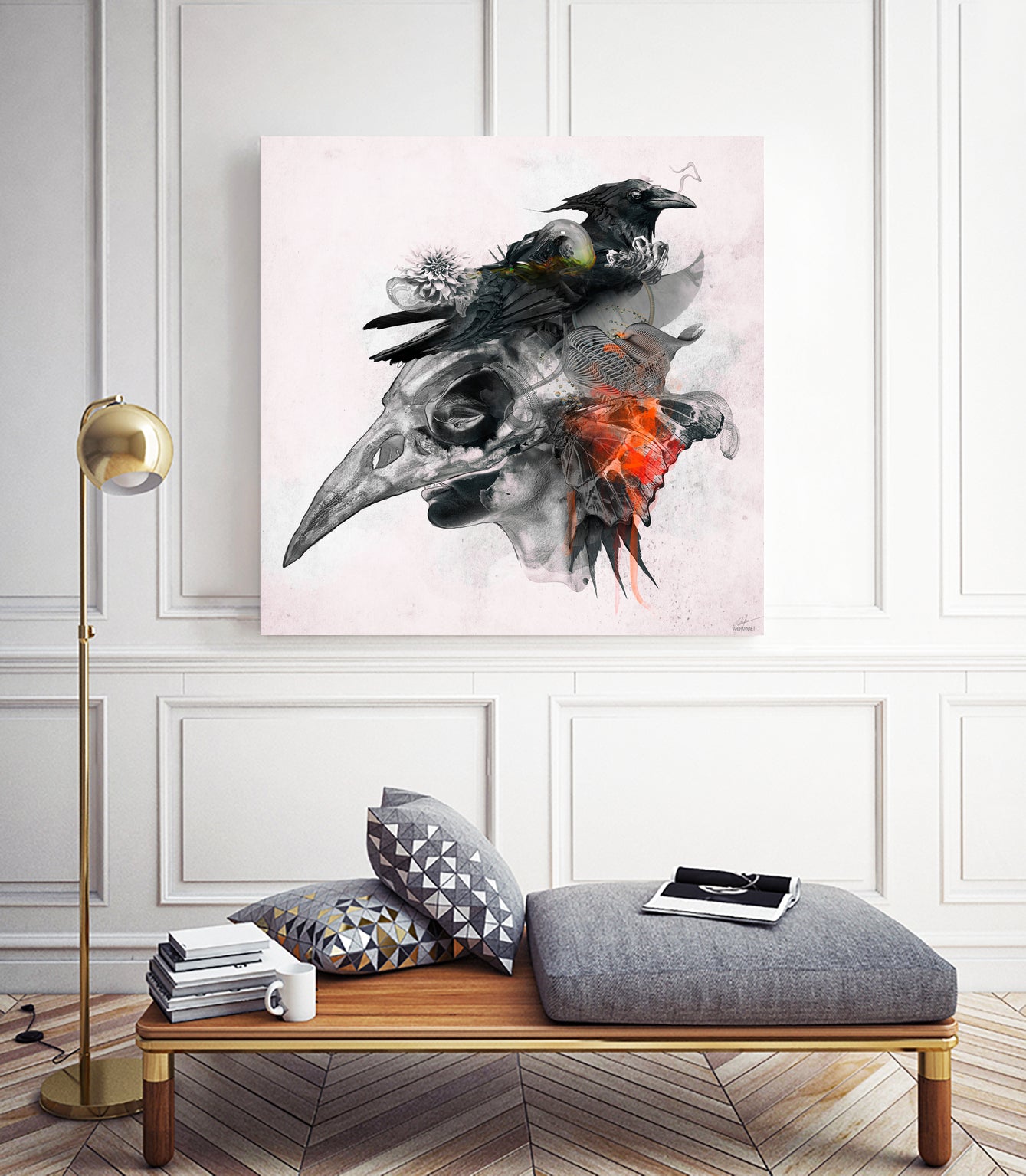 Depart by Archan Nair on GIANT ART - black digital painting