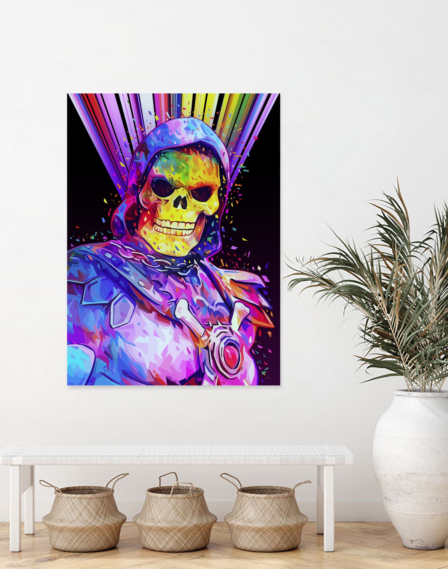 Skeletor by Alessandro Pautasso on GIANT ART - black digital painting