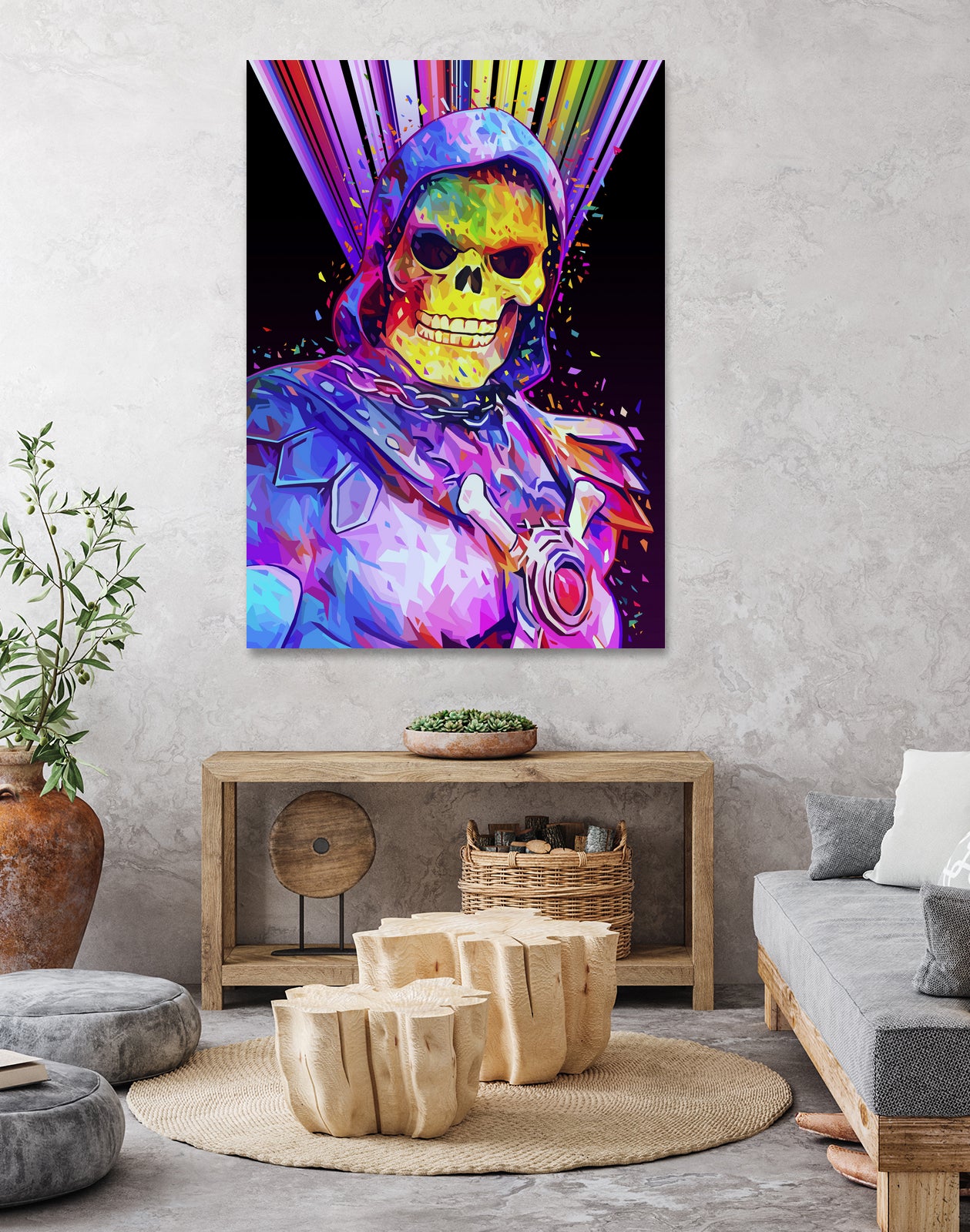 Skeletor by Alessandro Pautasso on GIANT ART - black digital painting