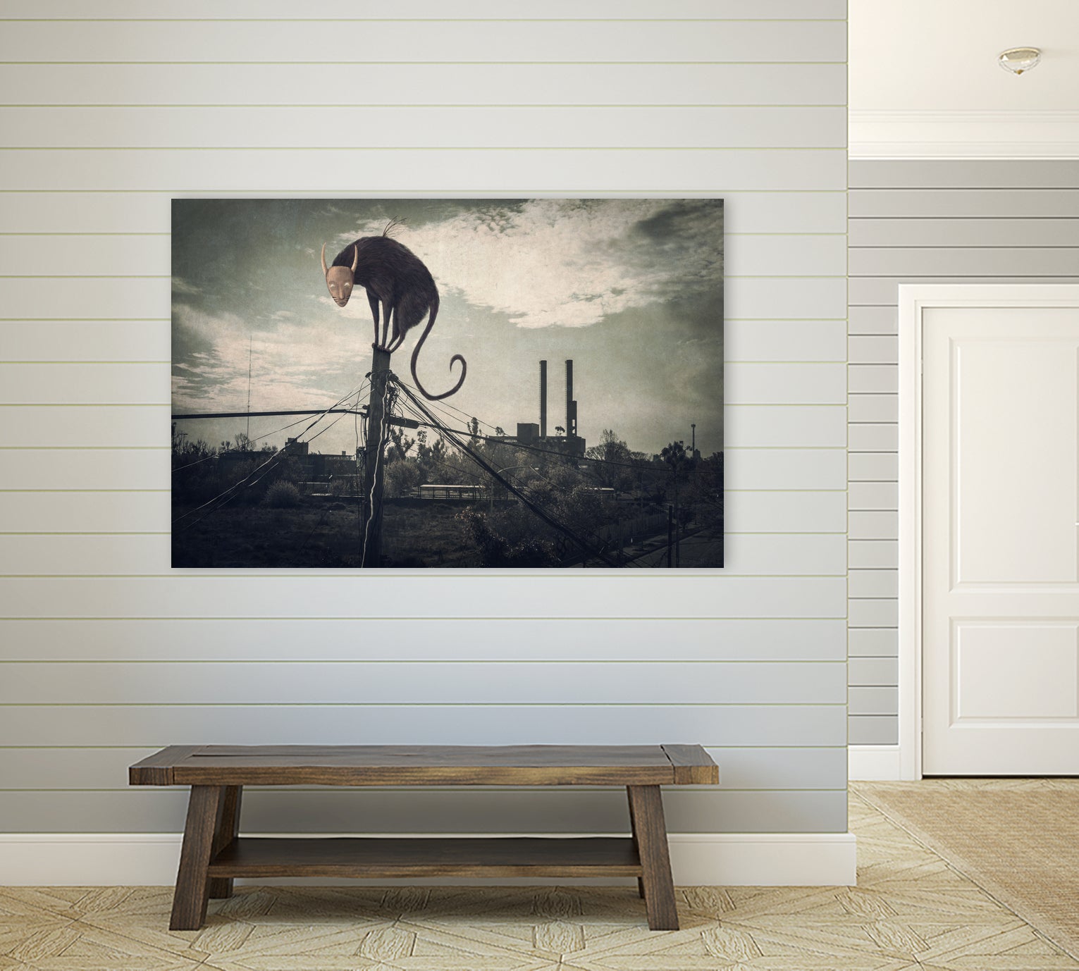 Bicho volador by Laura Nagel on GIANT ART - white mixed media