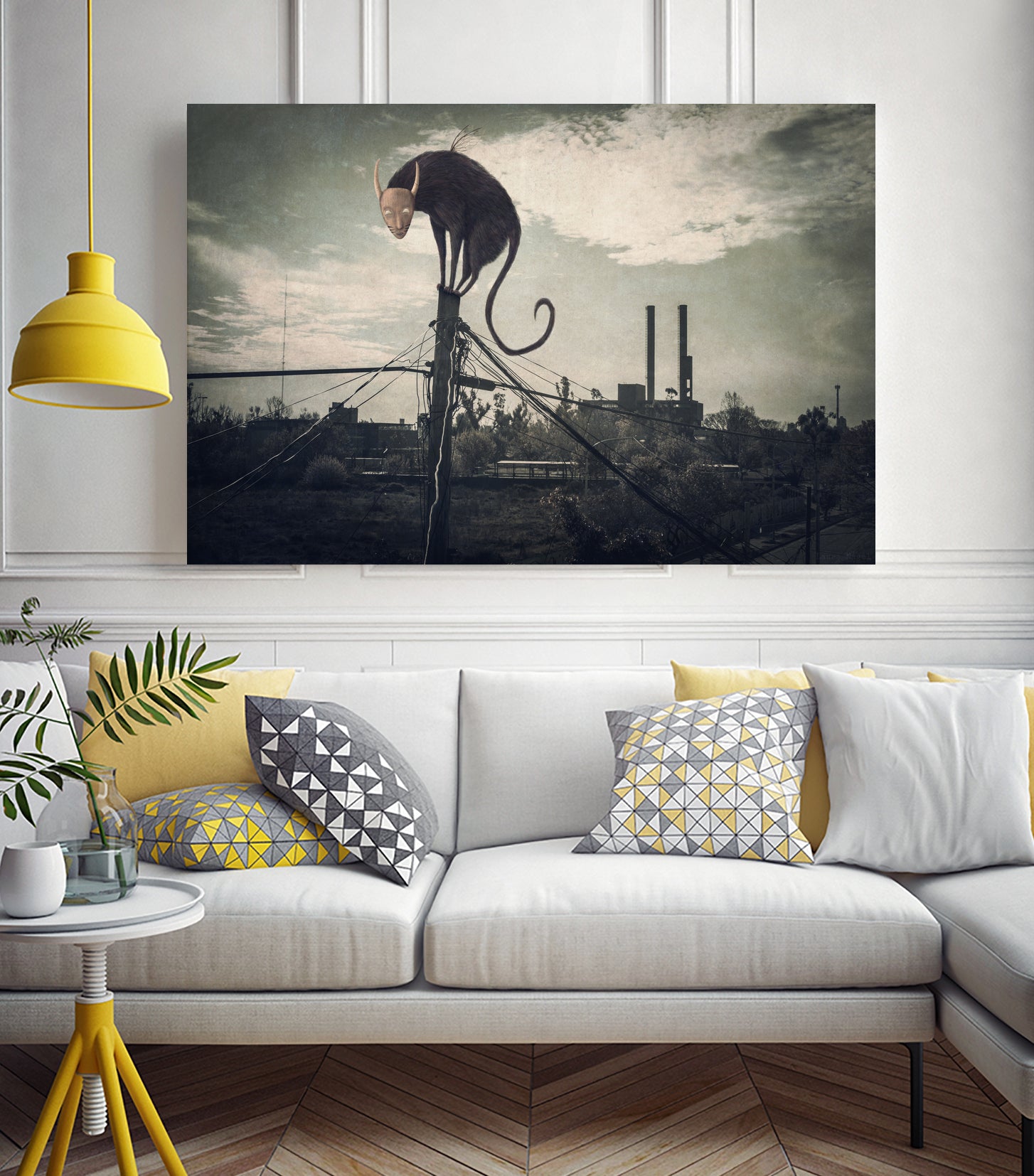 Bicho volador by Laura Nagel on GIANT ART - white mixed media