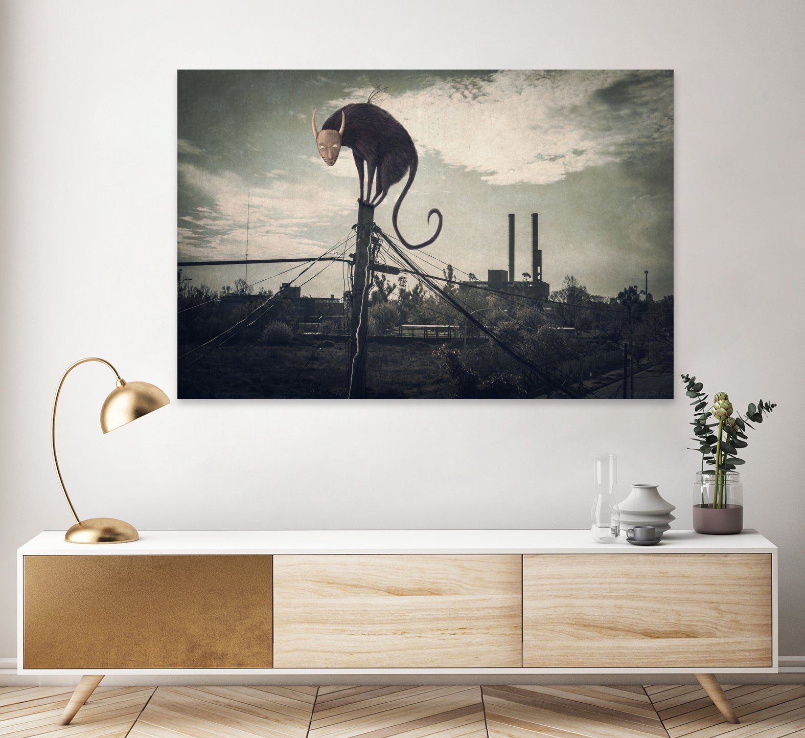 Bicho volador by Laura Nagel on GIANT ART - white mixed media