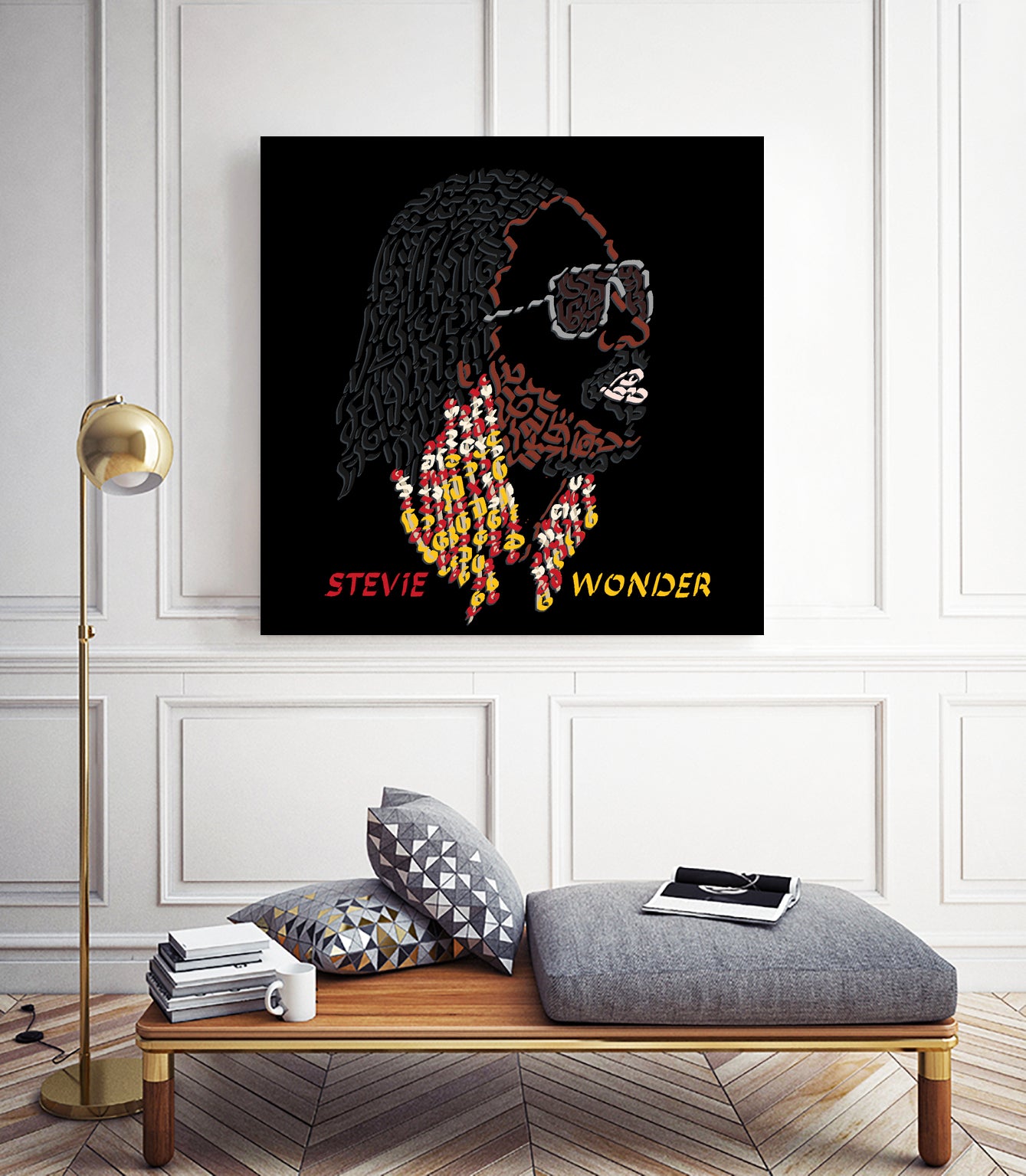 Steve Wonder by Caroline BESSIERES on GIANT ART - black character design