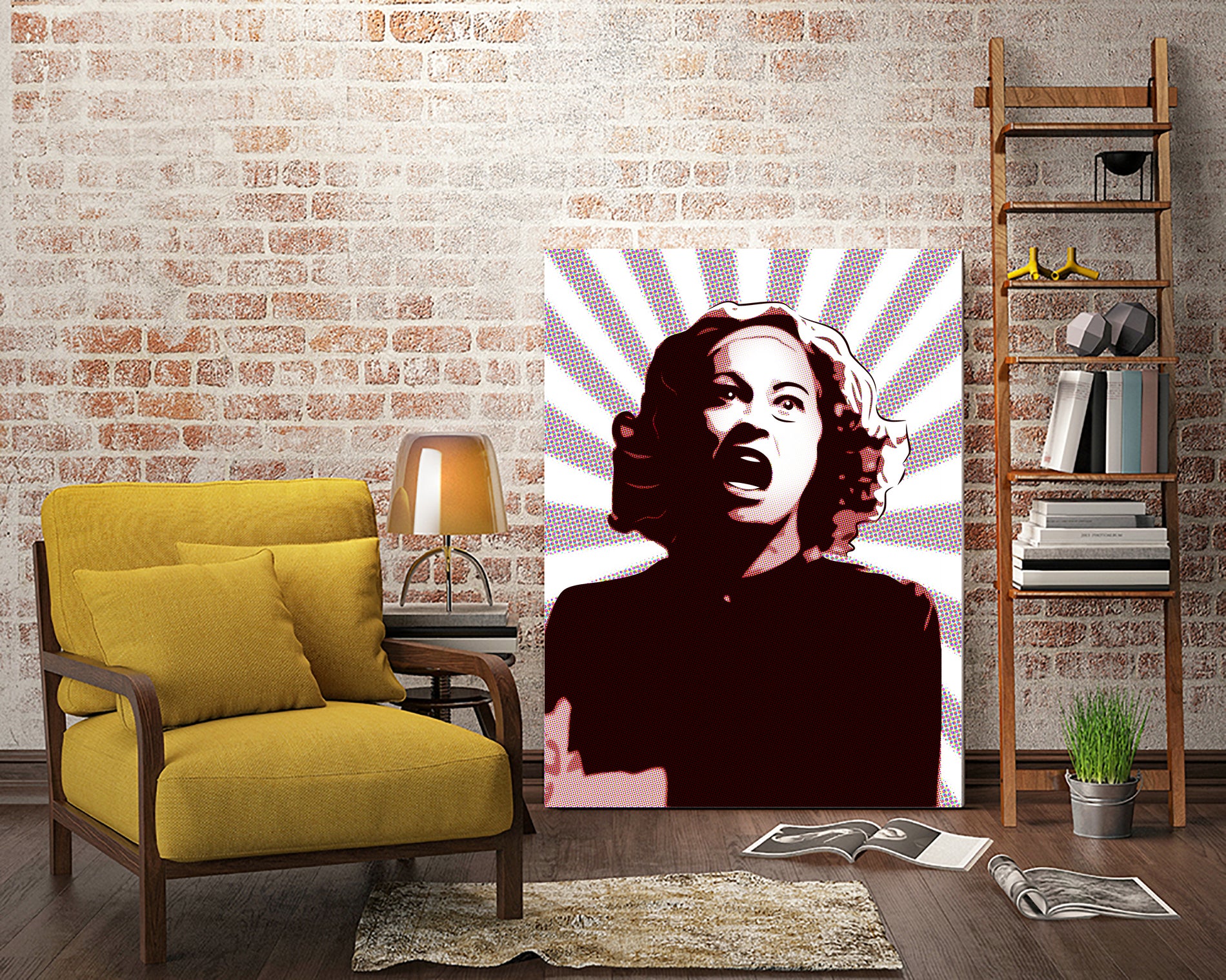 Mommie Dearest | Pop Art by William Cuccio on GIANT ART - black digital painting