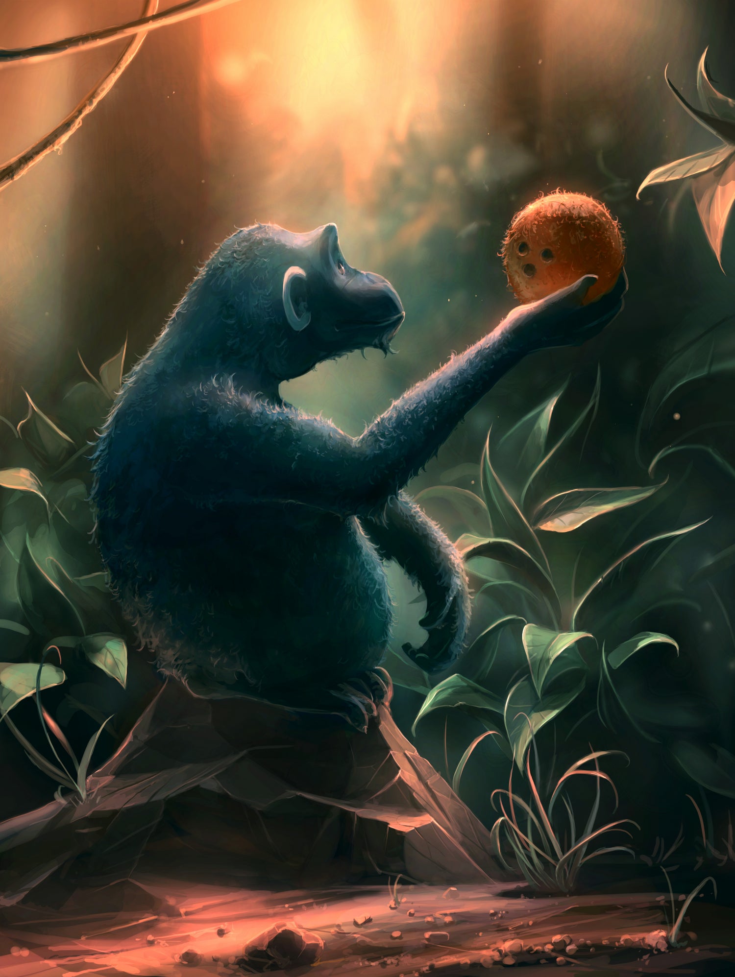 To be or not to be by Cyril Rolando on GIANT ART - green digital painting