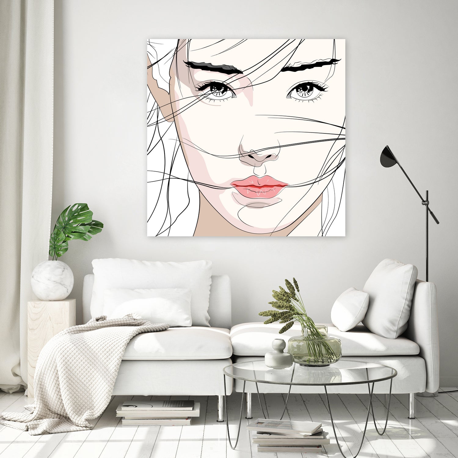 Under The Mask by Yuichi Suzuki on GIANT ART - white vector illustration