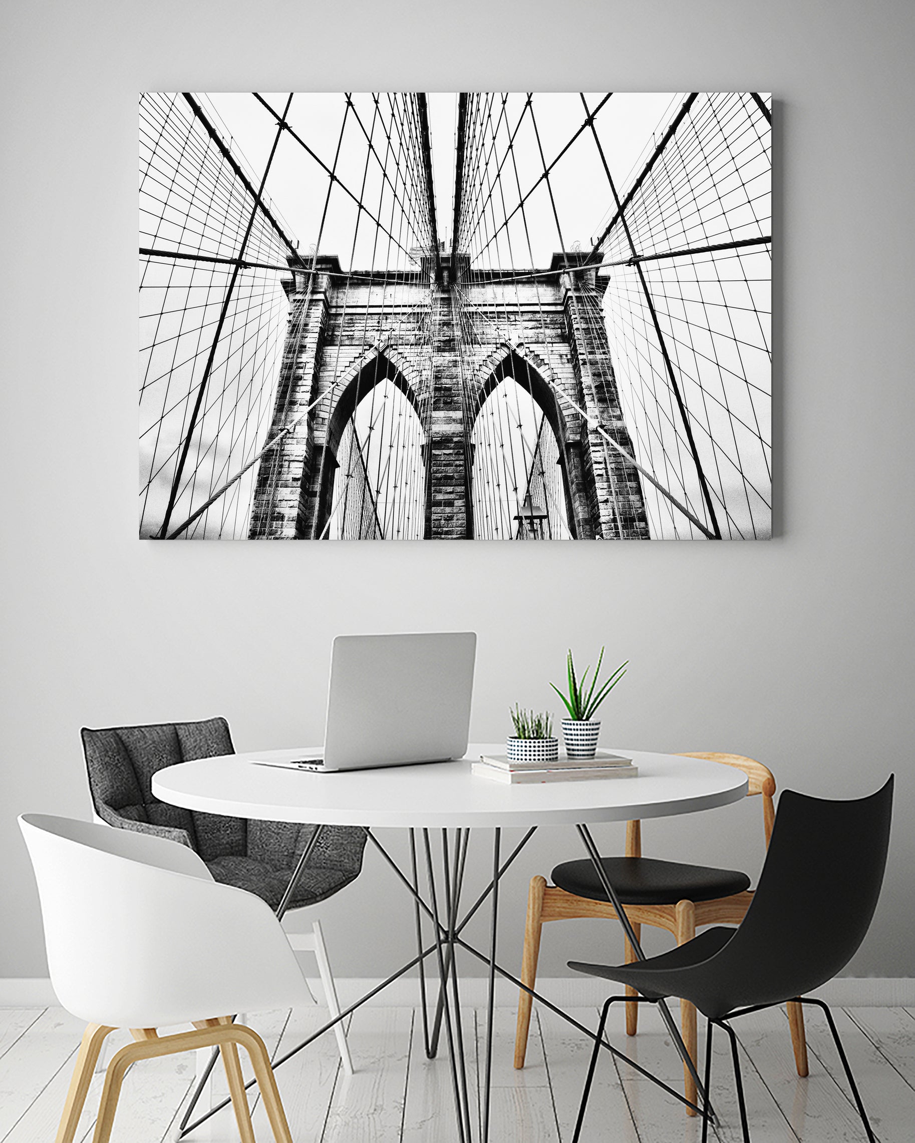 Brooklyn Bridge v by Haris Kavalla on GIANT ART - black photo manipulation