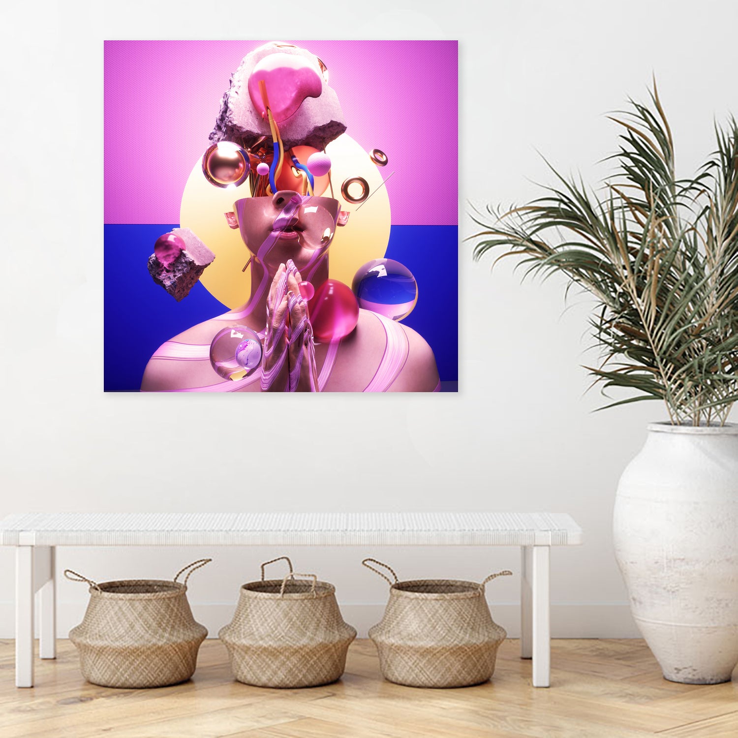 CREATIVE by Antoni Tudisco on GIANT ART - pink 3d art