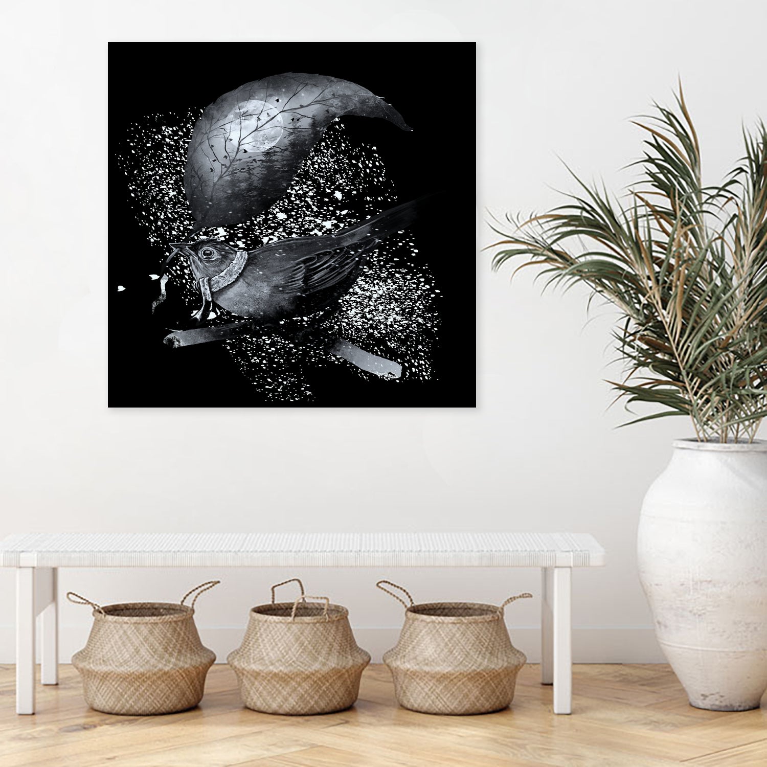 The Messenger II by Francis Mi Oza on GIANT ART - black digital drawing