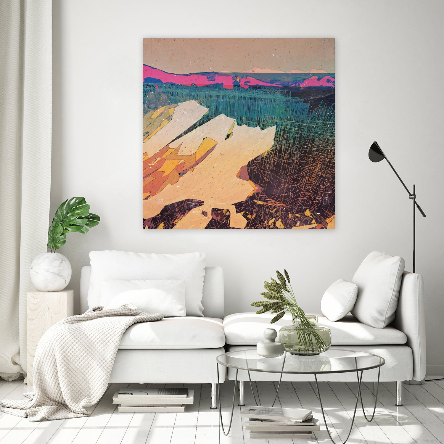 Fire and the Flood by Jamison Gish on GIANT ART - green digital painting