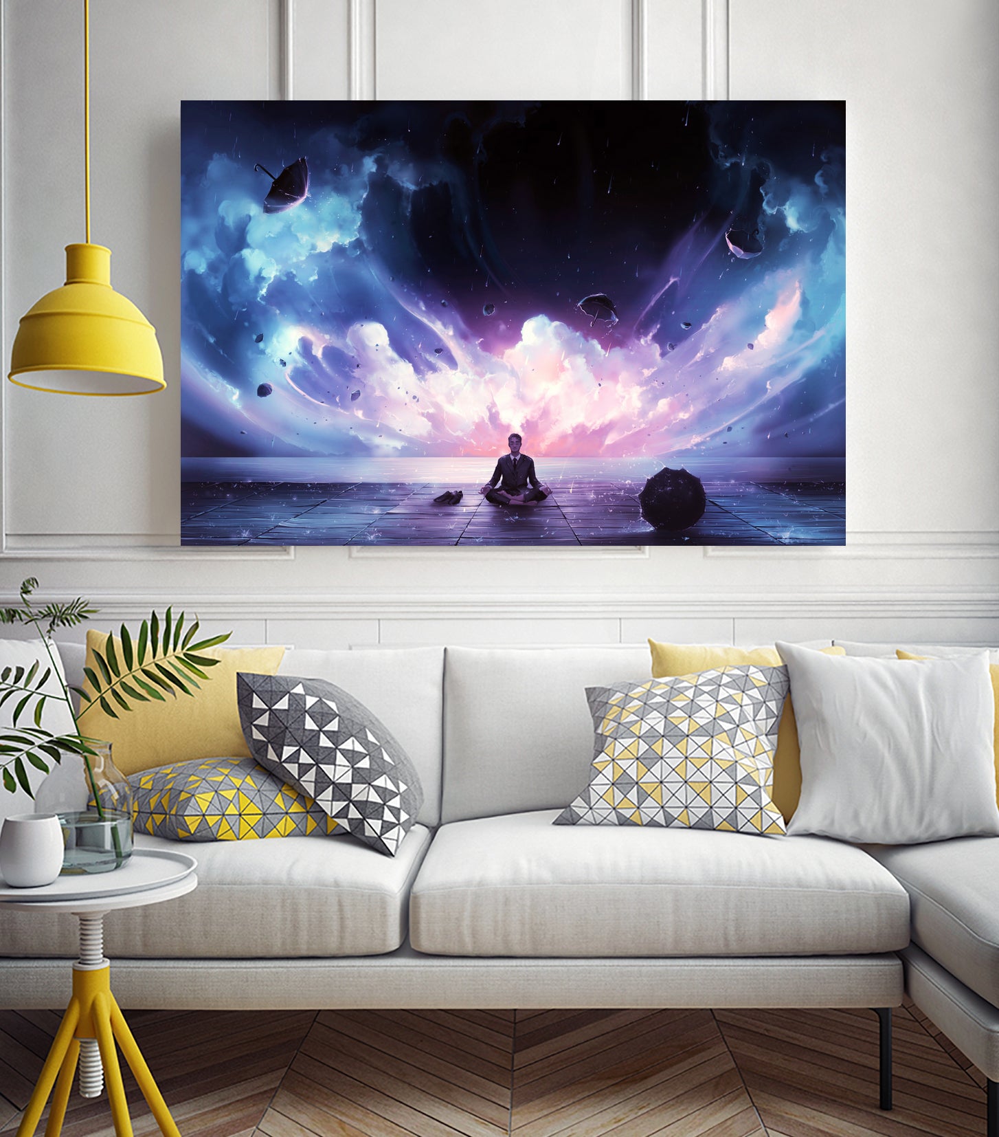 Eureka by Cyril Rolando on GIANT ART - blue digital painting