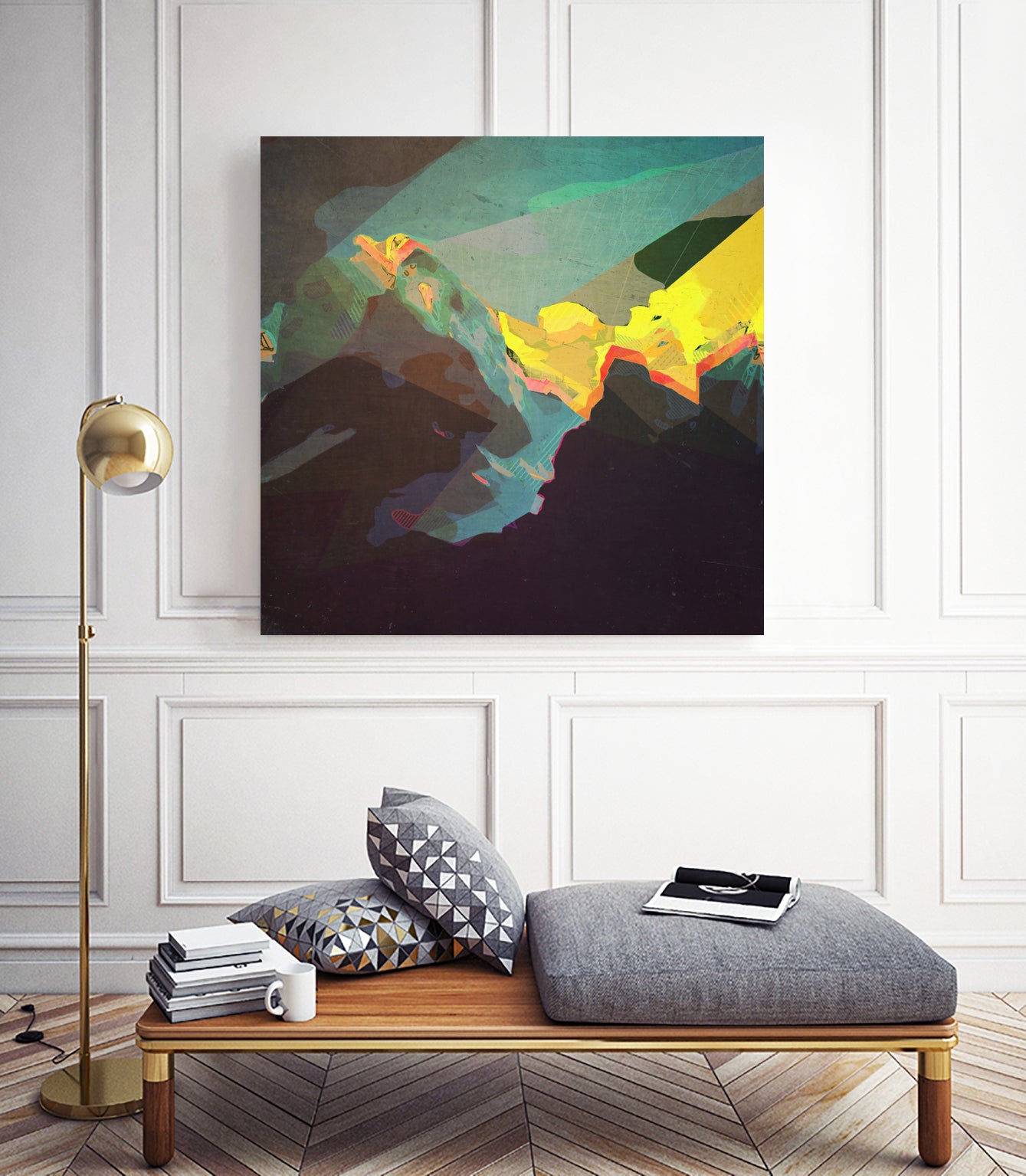 Peaking Through by Jamison Gish on GIANT ART - blue digital painting