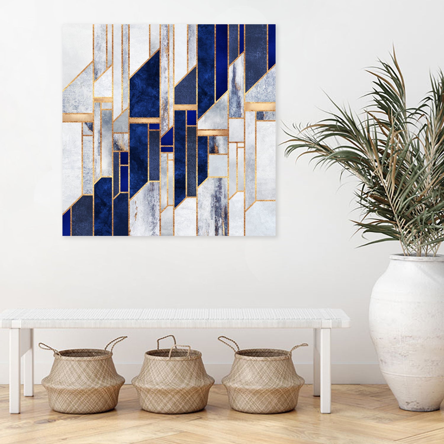 Blue Winter Sky by Elisabeth Fredriksson on GIANT ART - blue digital drawing