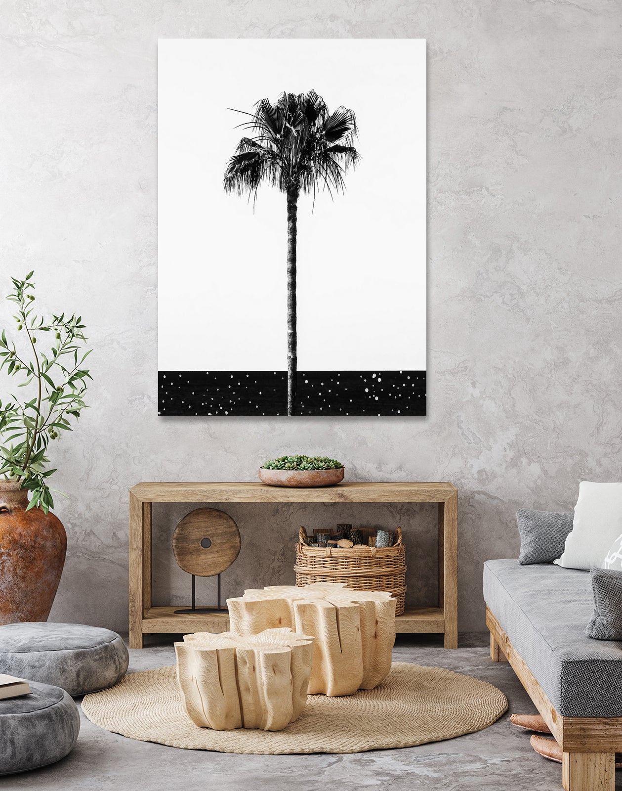 Coconut Tree by Uma Gokhale on GIANT ART - white photo manipulation