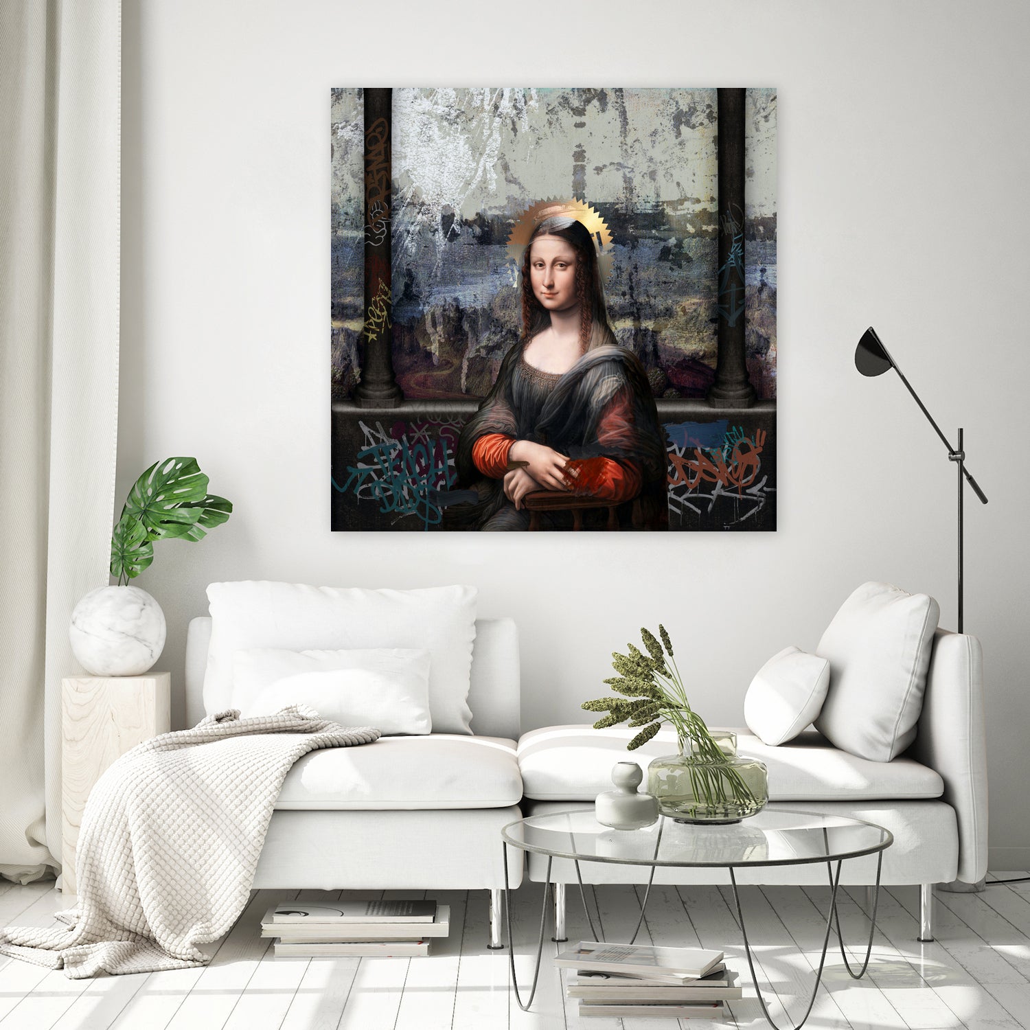 Gioconda by José Luis Guerrero on GIANT ART - gray digital painting