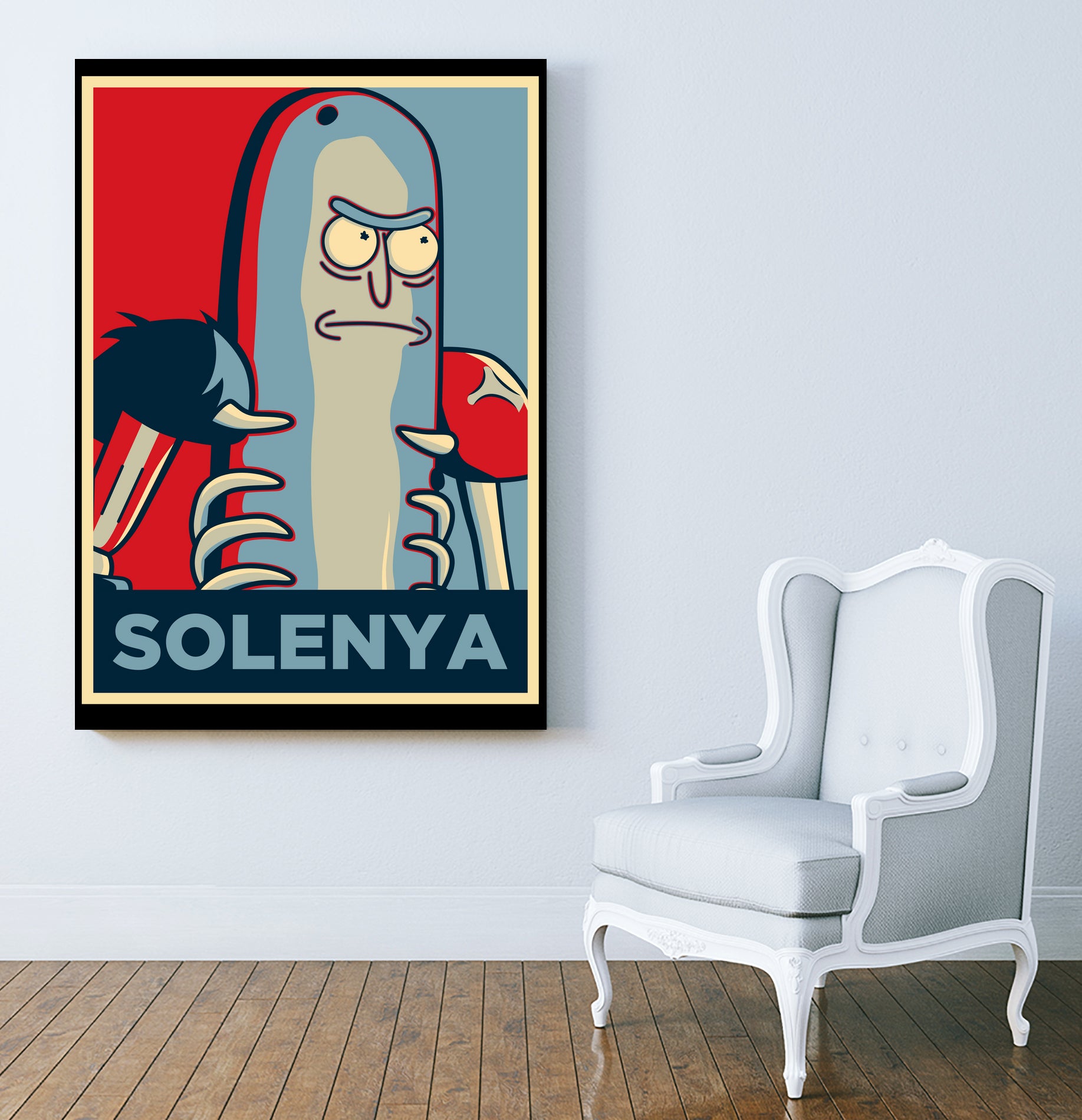 SOLENYA by Christopher Sanabria on GIANT ART - blue digital painting