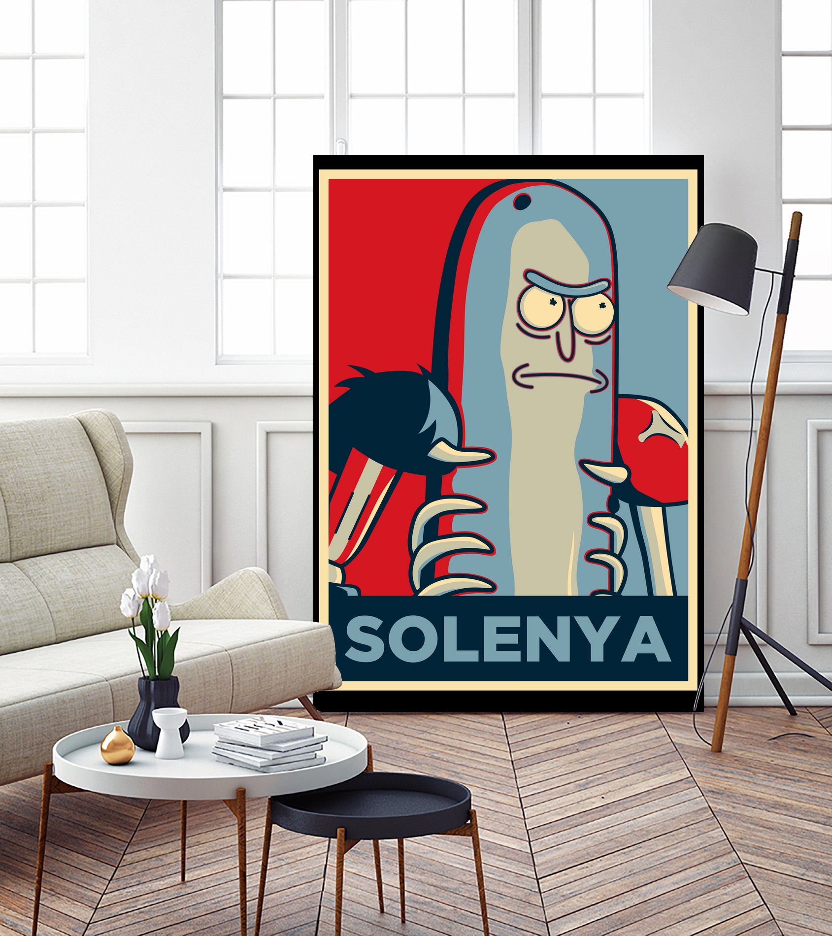 SOLENYA by Christopher Sanabria on GIANT ART - blue digital painting