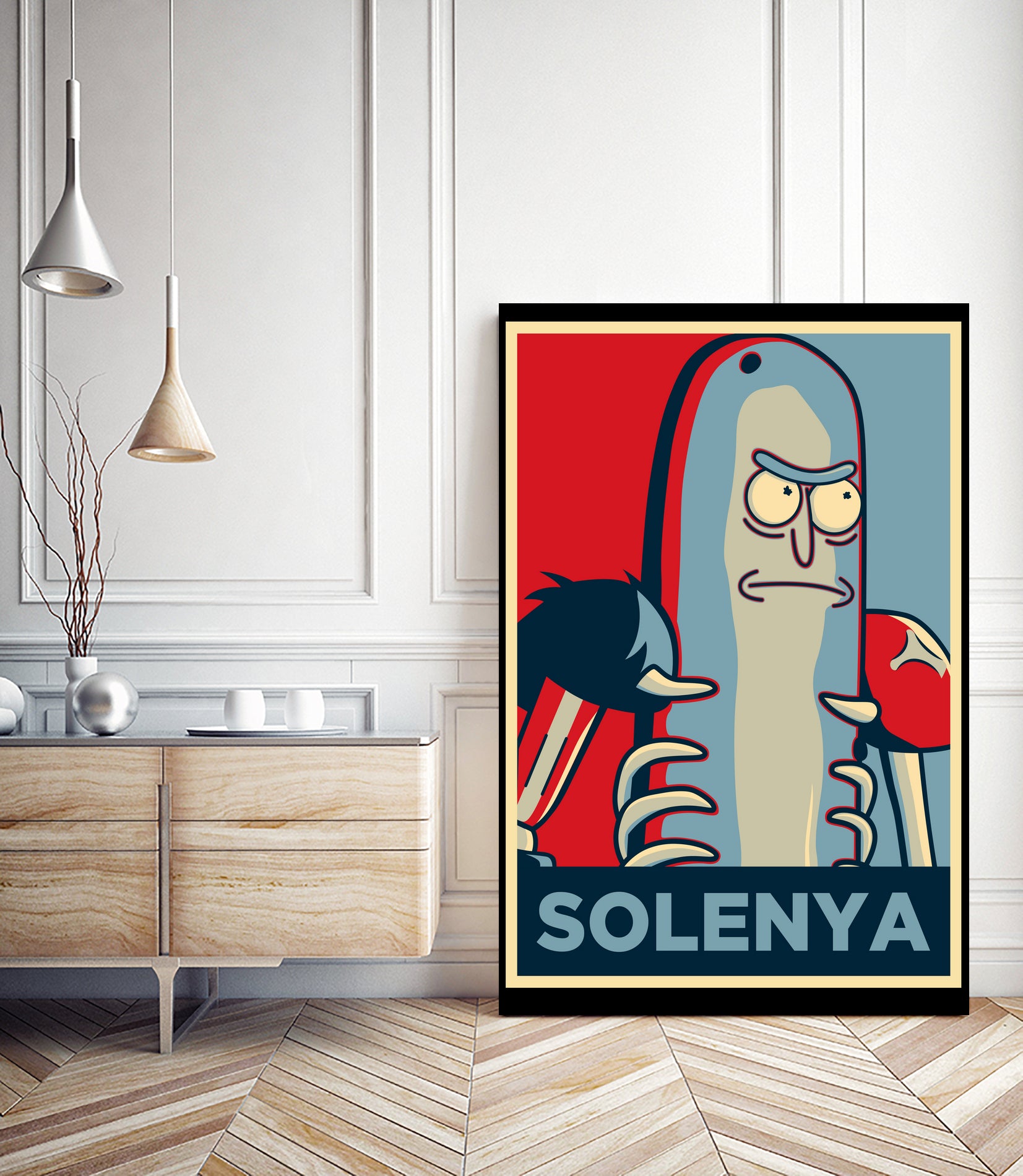 SOLENYA by Christopher Sanabria on GIANT ART - blue digital painting