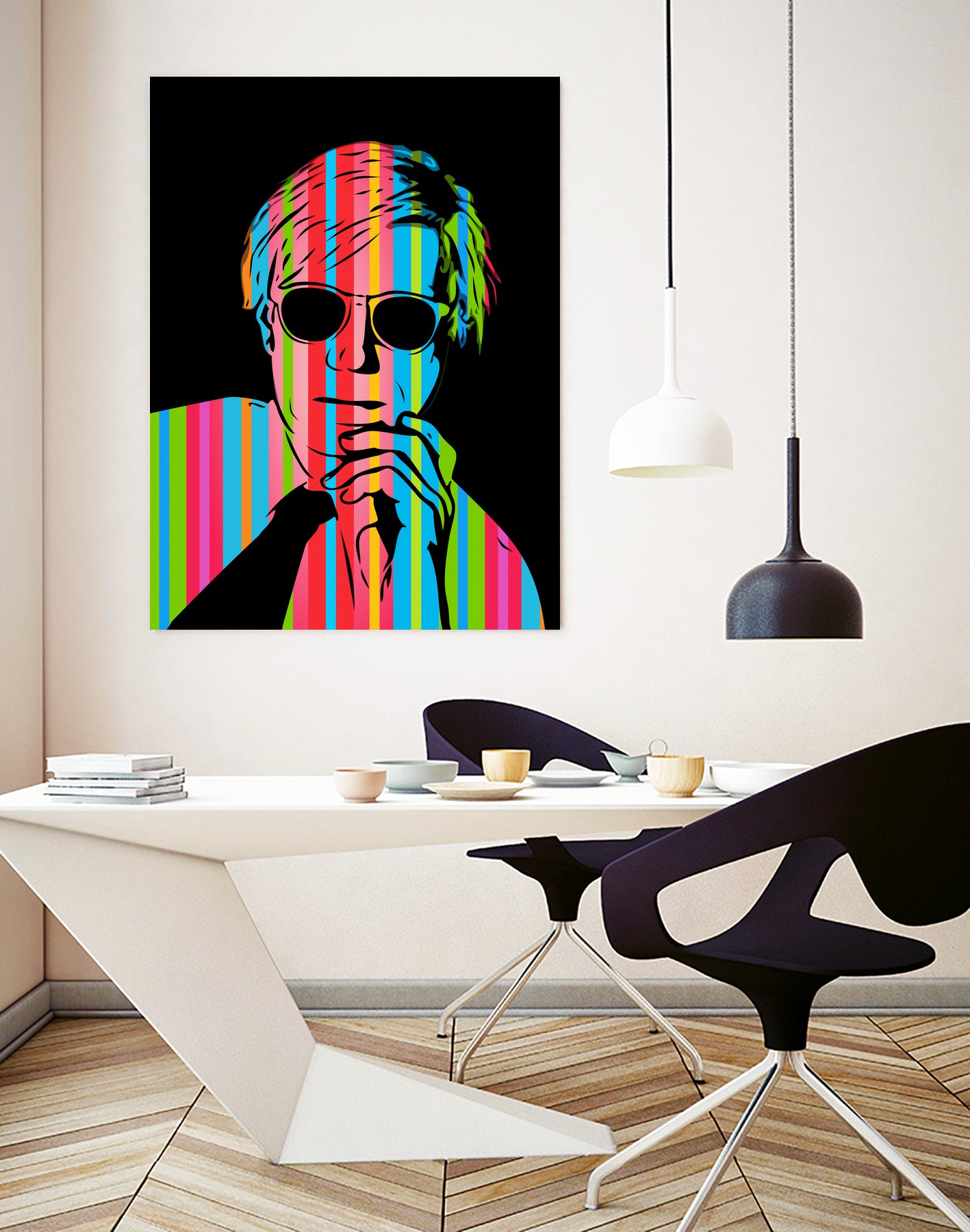 Andy Warhol | Dark | Pop Art by William Cuccio on GIANT ART - black digital drawing