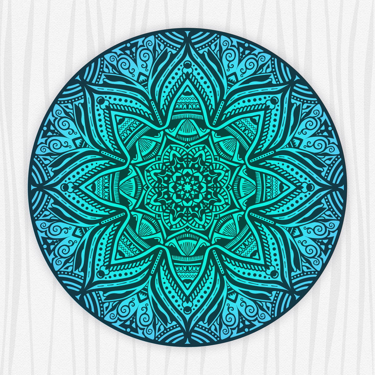 Mandala Aqua - Art Print by Georgi Zhelyazkov | GIANT ART
