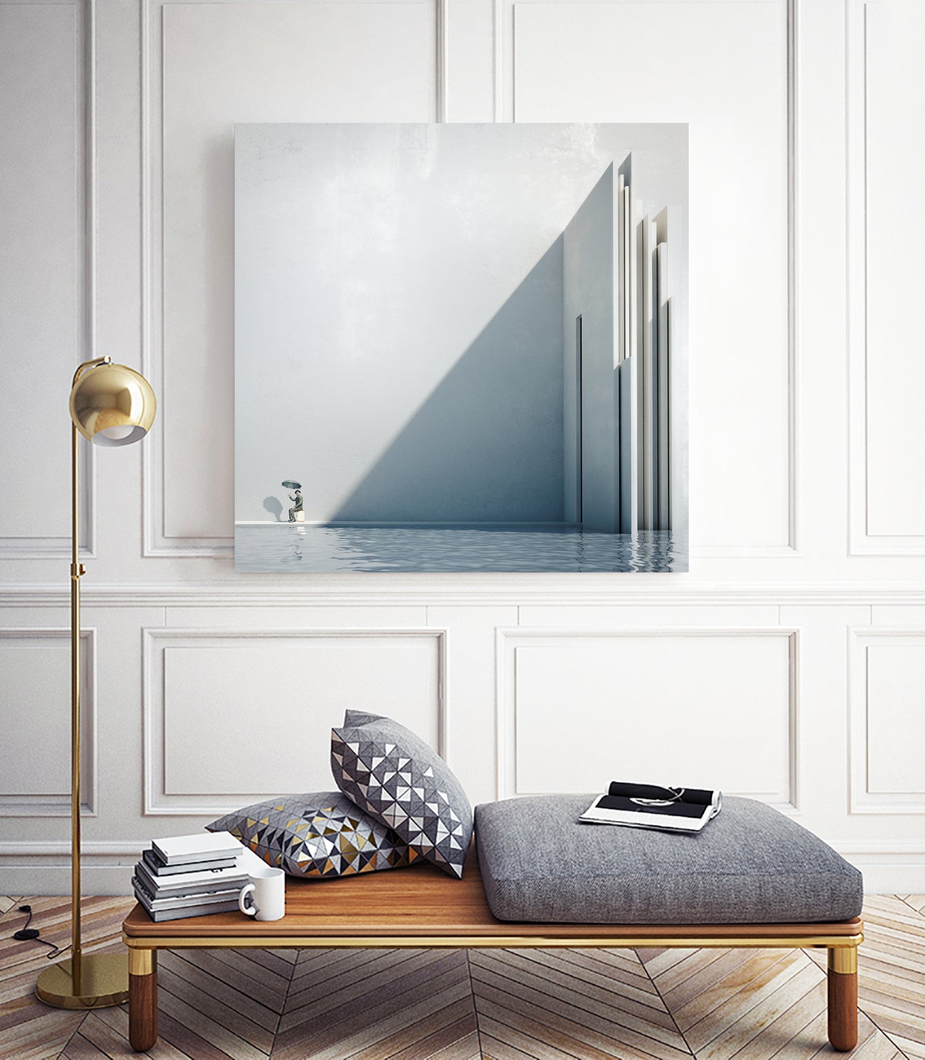 Perennial quest by Michele Durazzi on GIANT ART - white 3d art